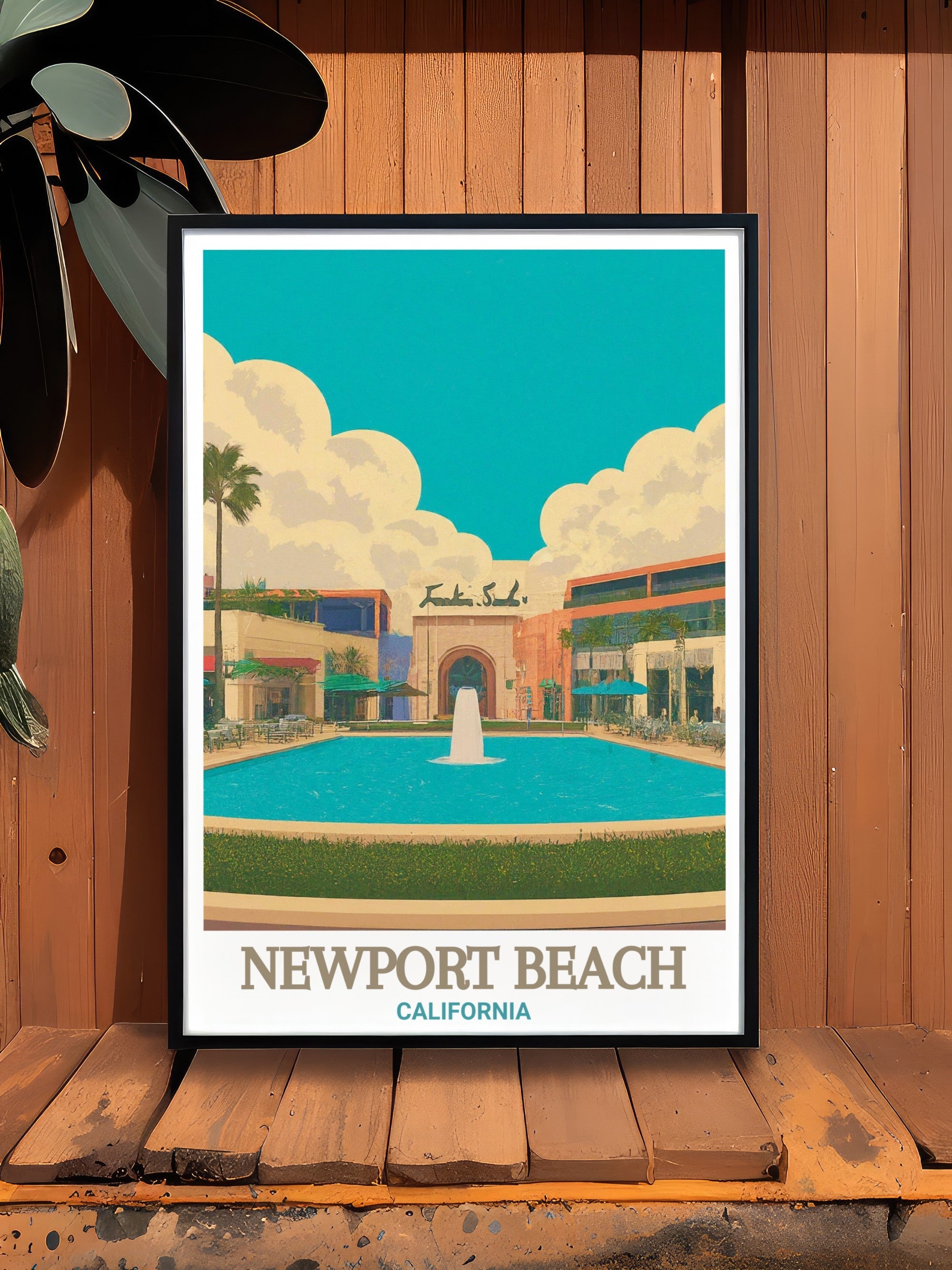 Newport Beach  Art - Fashion Island  Home Decor - California Perfect Wall Decor-3