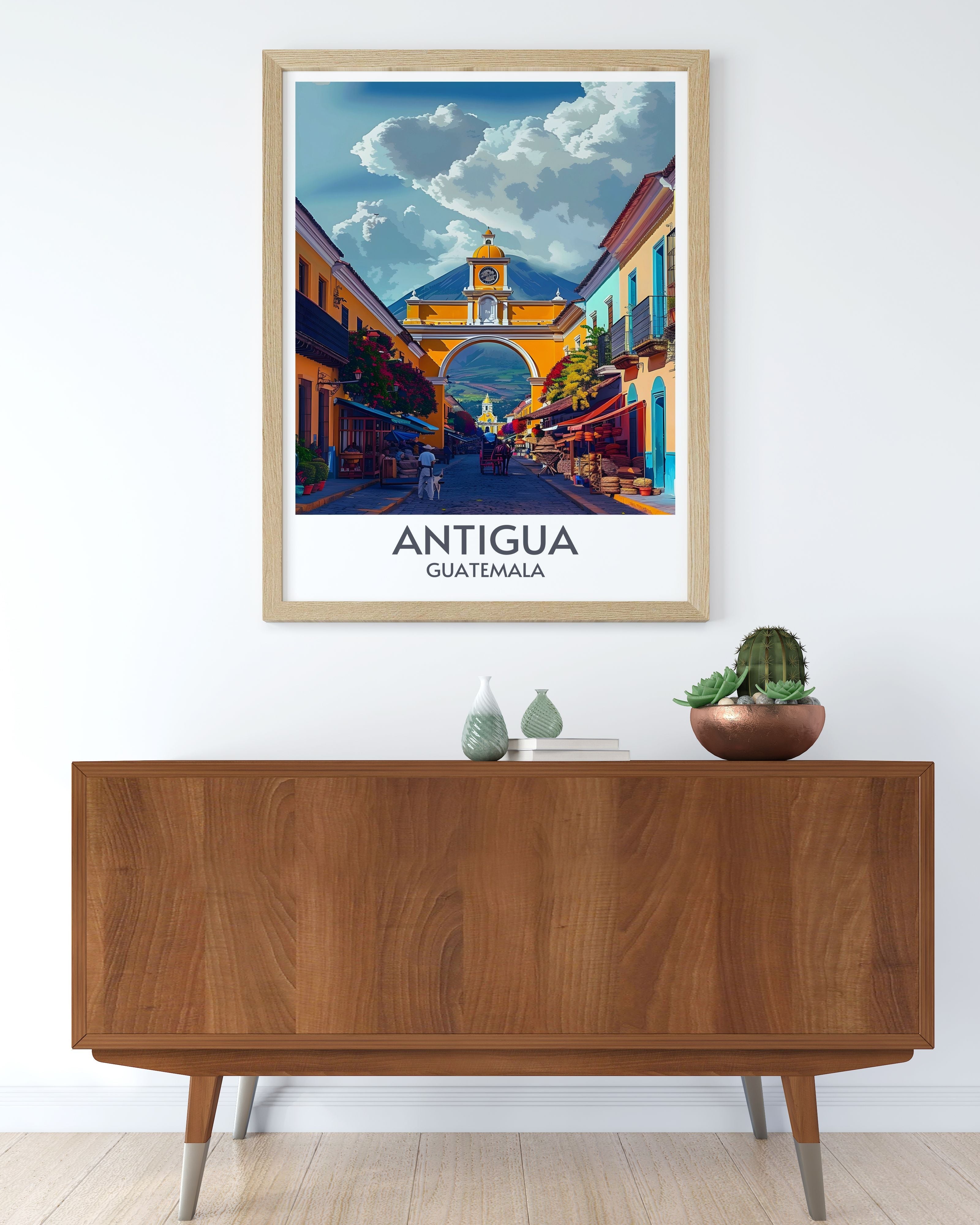 Antigua Guatemala  Art - Santa Catalina Arch Ideal Home Decor - Guatemala  Wall Decor-3
