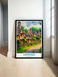 Cotswolds  Art Prints - Bibury Home Decor - English Village Wall Decor-0
