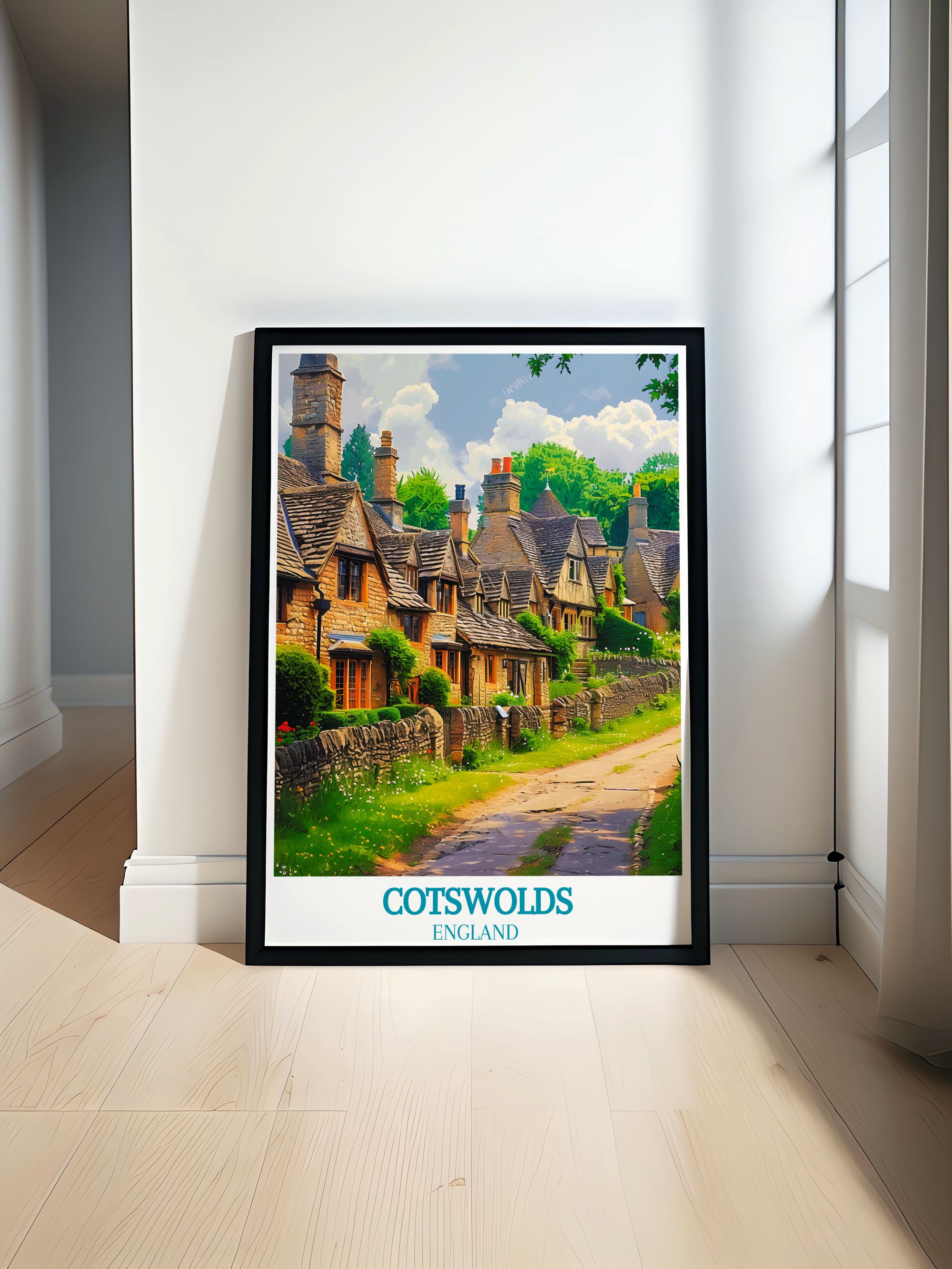 Cotswolds  Art Prints - Bibury Home Decor - English Village Wall Decor-0