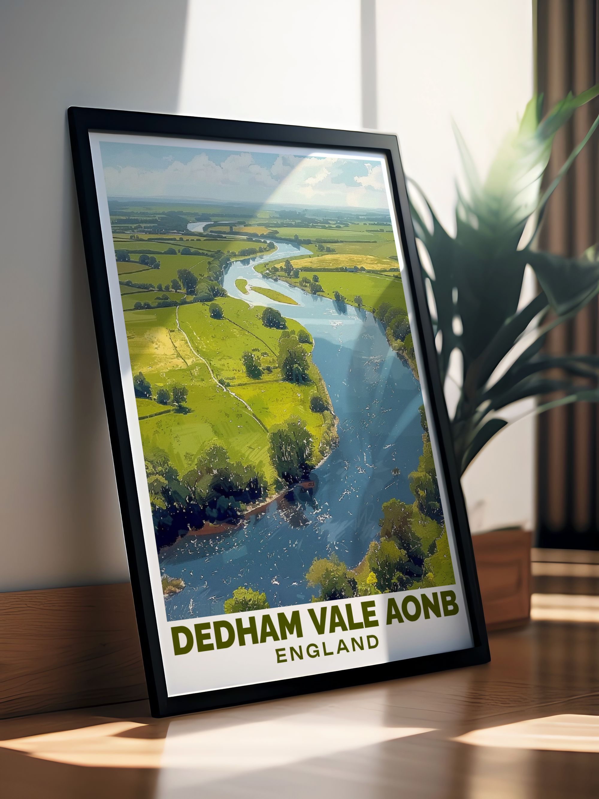 Dedham Vale  Wall Decor - Natural Beauty Terrain Home Decor - England  Prints-3