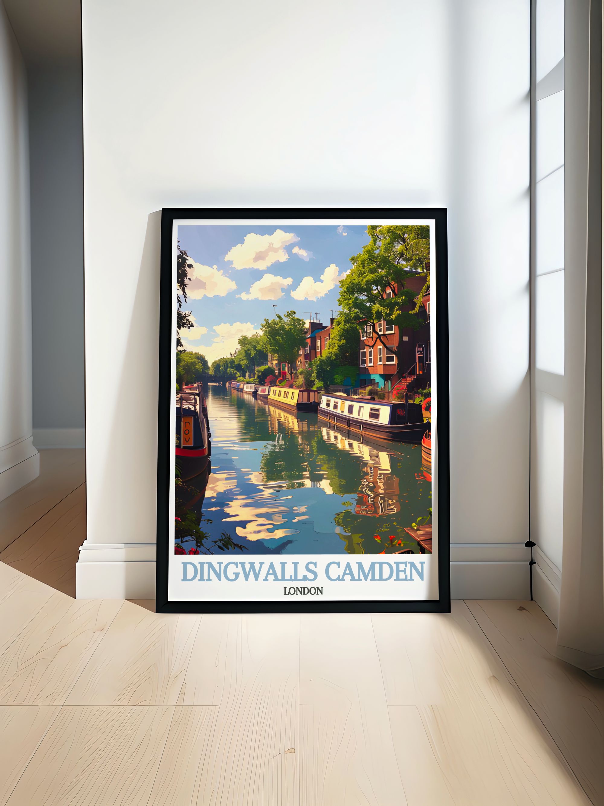 Dingwalls Camden Wall Decor  - Regent's Canal Vintage Posters  -  London Home Decor-0