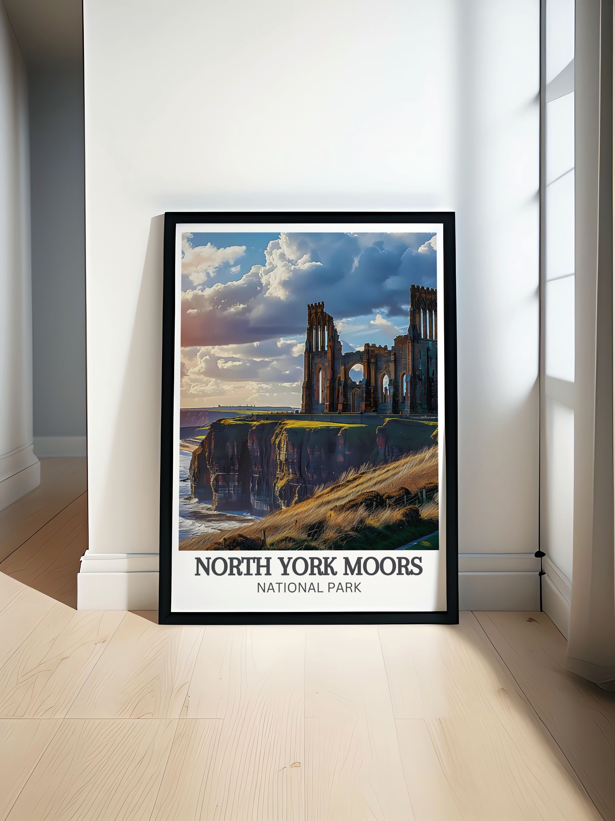 North York Moors Home Decor - Whitby Abbey  Art Prints - Yorkshire Wall Decor-0