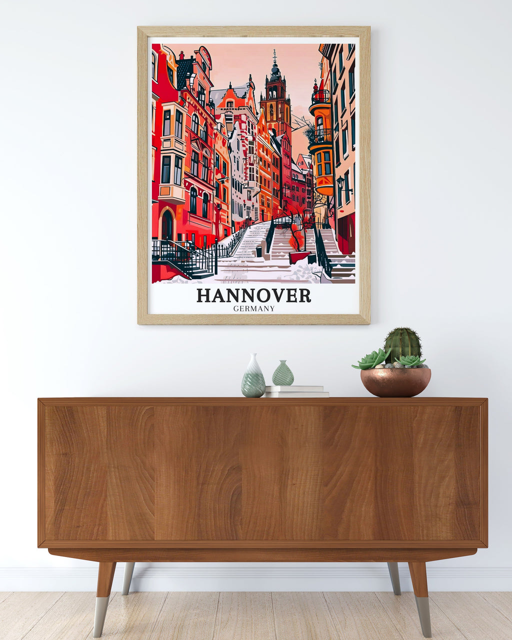 Hannover Print - Old Town Wall Decor - Schmiedestraße Home Decor - Schmiedestraße Wall Print-2