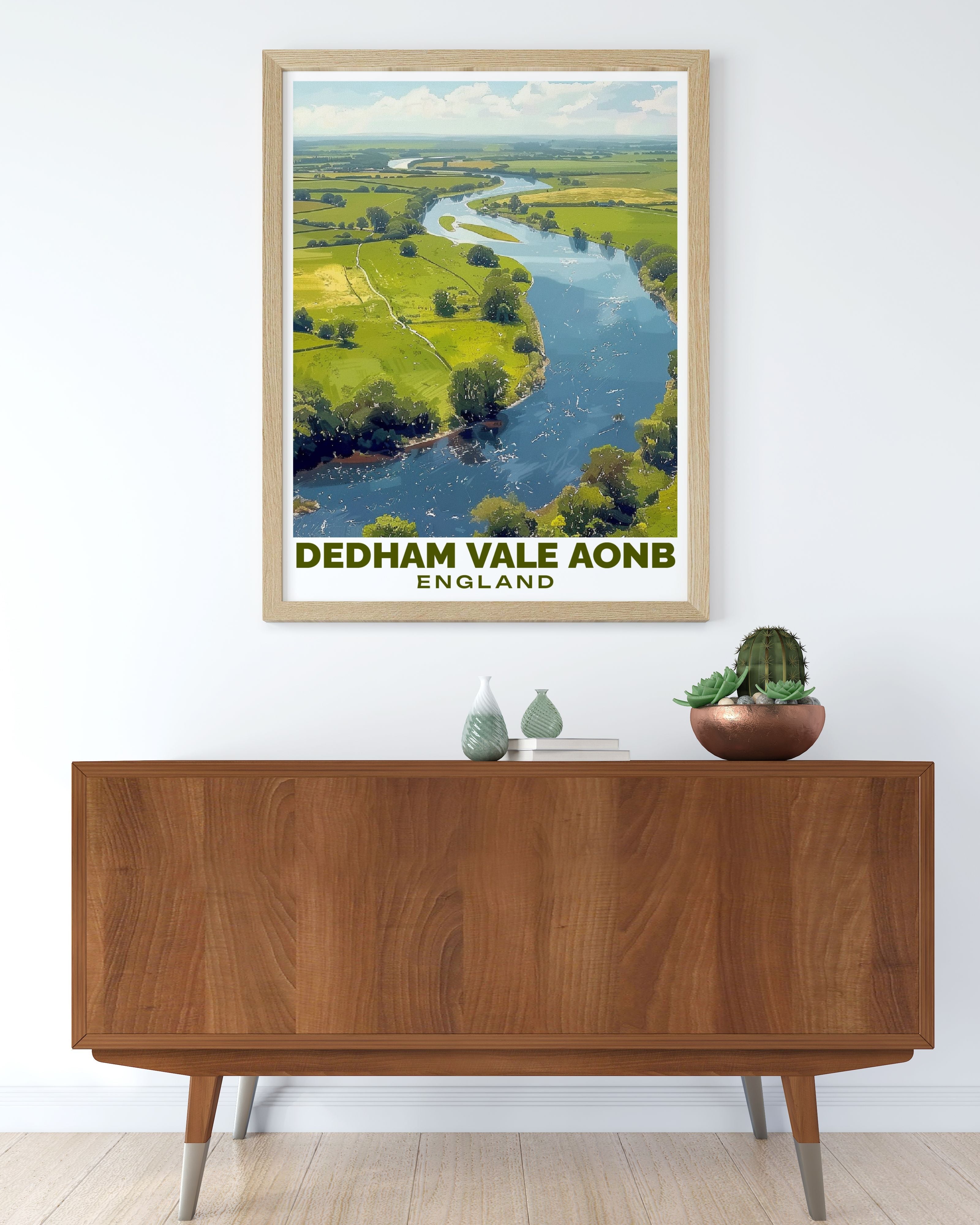 Dedham Vale  Wall Decor - Natural Beauty Terrain Home Decor - England  Prints-2