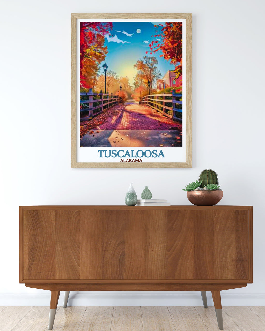 Tuscaloosa Ideal Art - Tuscaloosa Riverwalk  Home Decor - Alabama Perfect Wall Decor-2