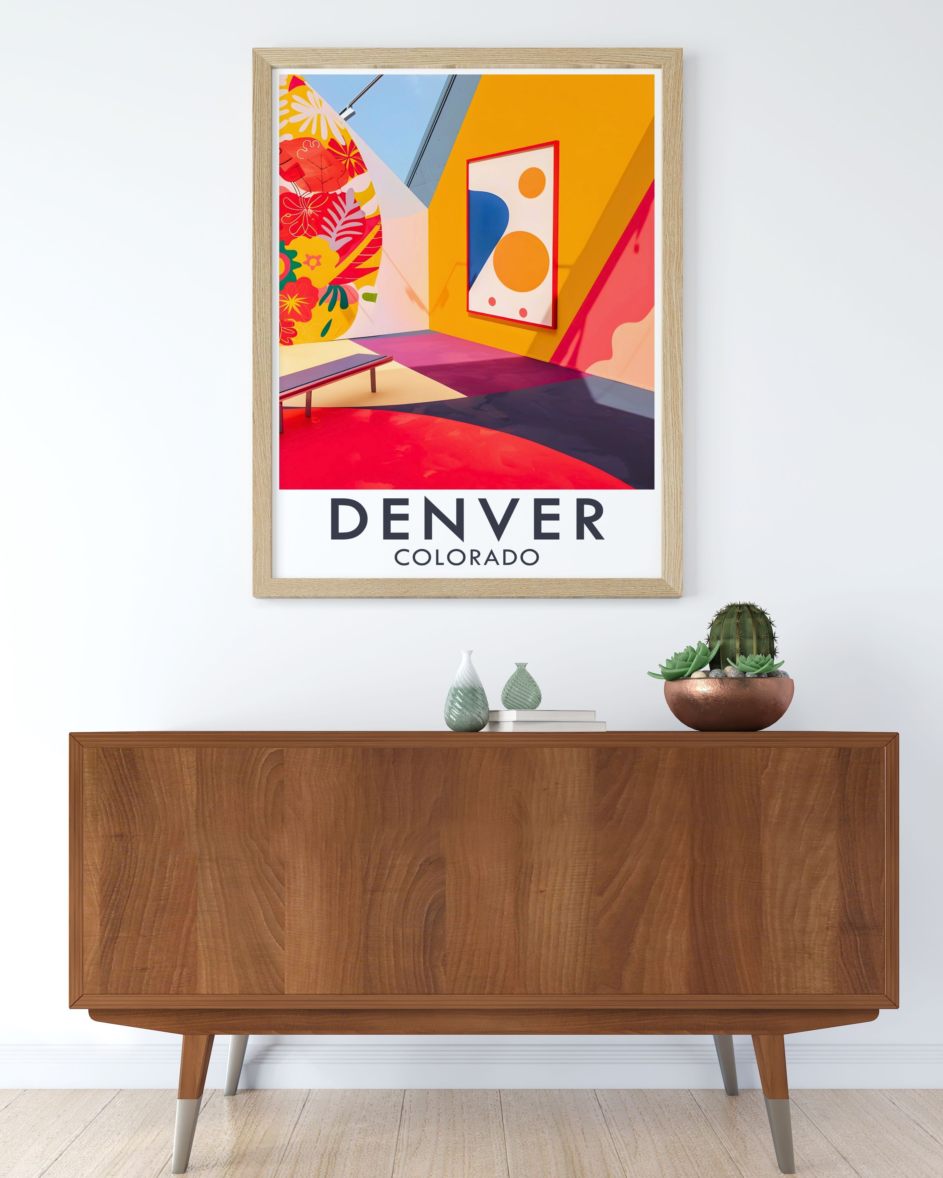 Denver Home Decor  - Denver Art Museum Wall Decor - Colorado Vintage Posters-4