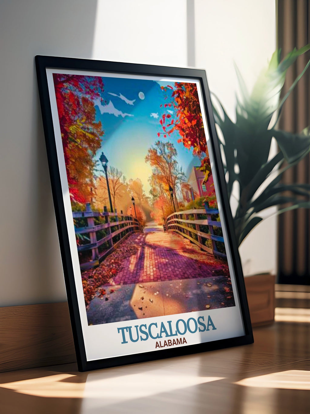 Tuscaloosa Ideal Art - Tuscaloosa Riverwalk  Home Decor - Alabama Perfect Wall Decor-1