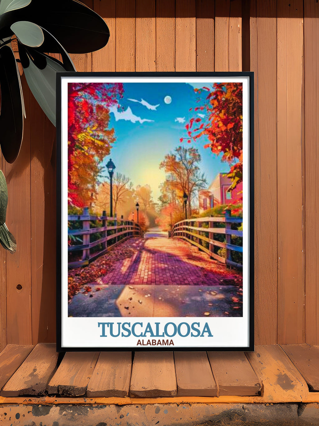 Tuscaloosa Ideal Art - Tuscaloosa Riverwalk  Home Decor - Alabama Perfect Wall Decor-3