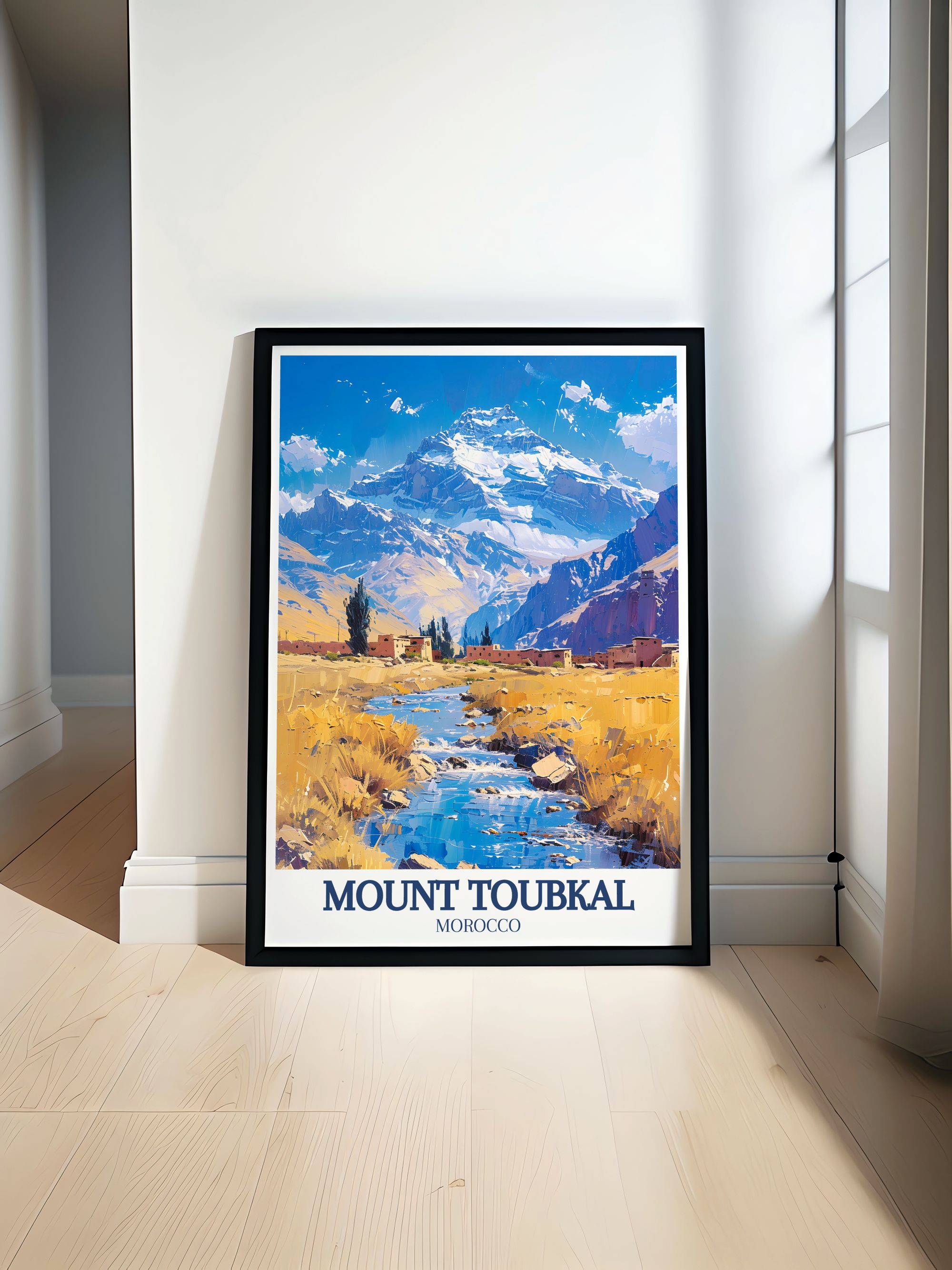 Mount Toubkal   - High Atlas Mountains  Home Decor  - Morocco  Living Room Decor-0
