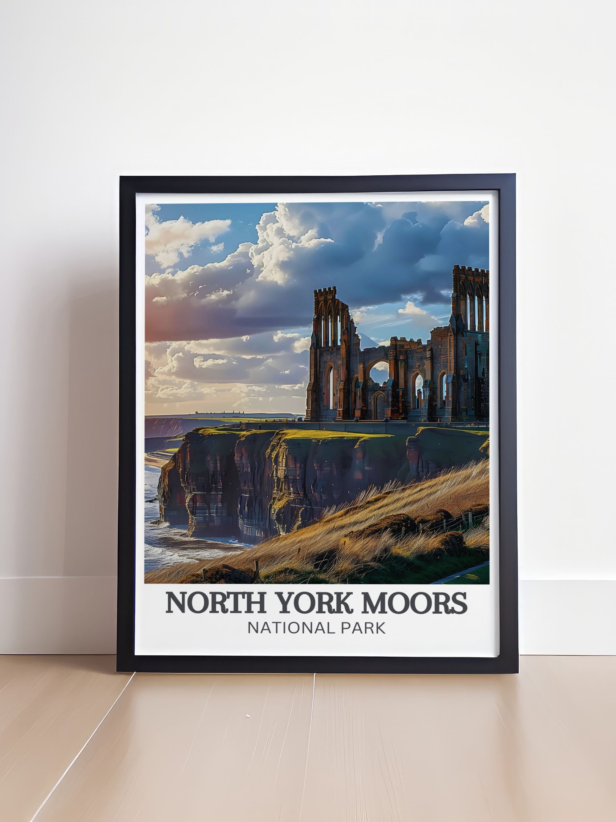 North York Moors Home Decor - Whitby Abbey  Art Prints - Yorkshire Wall Decor-1