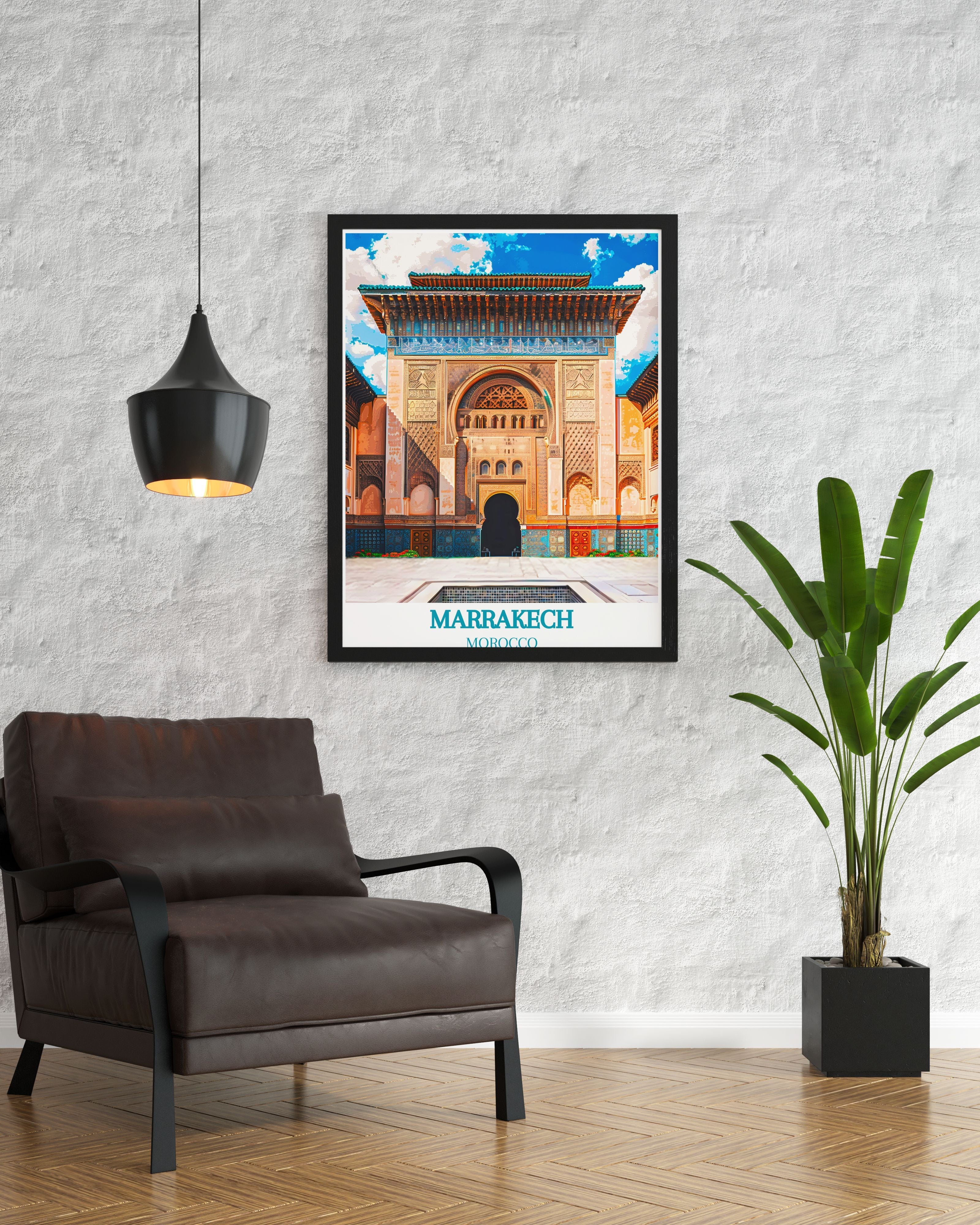 Marrakech Travel Posters - Morocco Beach Home Decor  - Moroccan Wall Decor-2