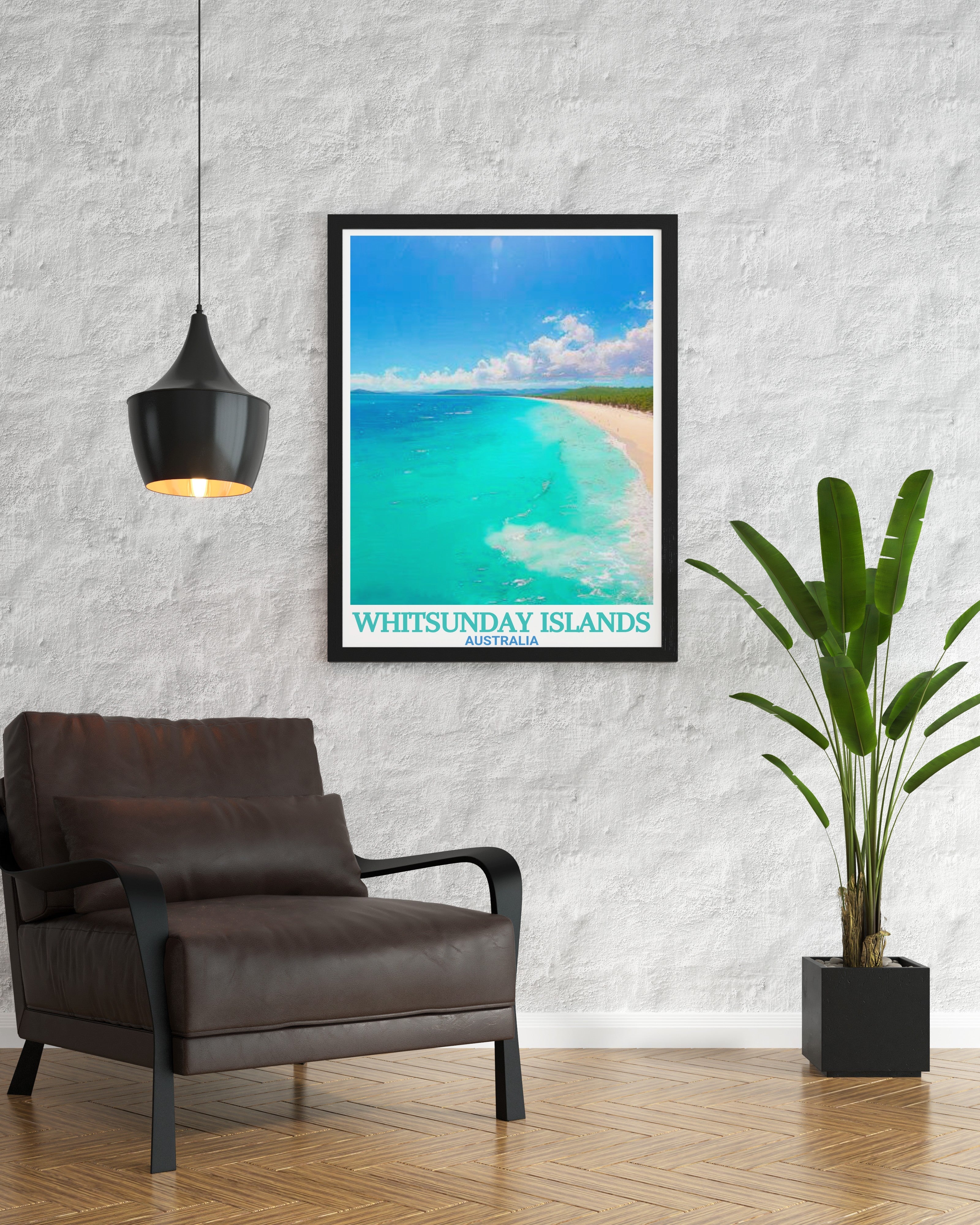Whitsunday Islands Posters - Whitehaven Beach Ideal Home Decor - Australia  Decor-1