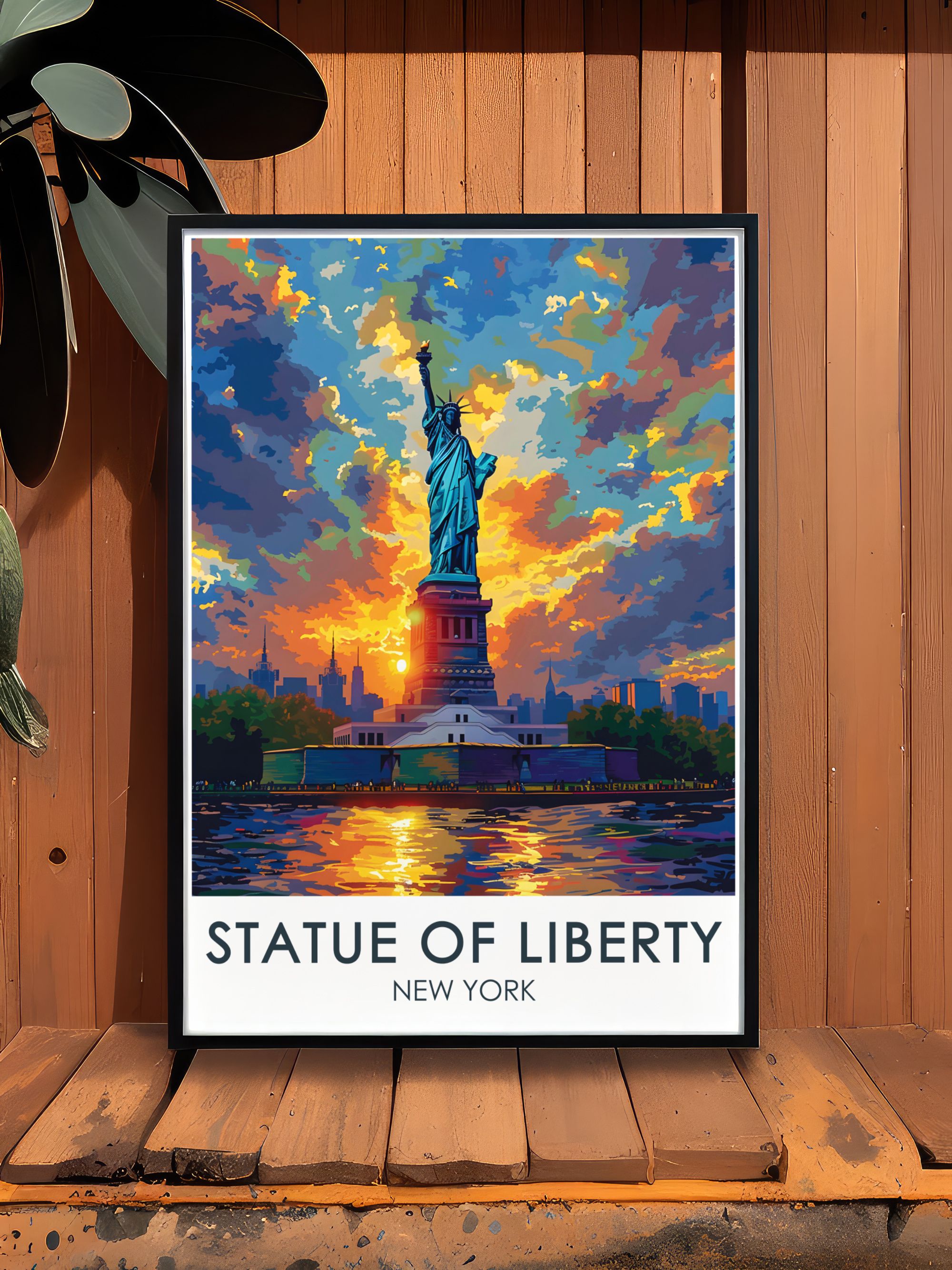 New York  Art - Statue of Liberty  Wall Decor - New York   Home Decor-4