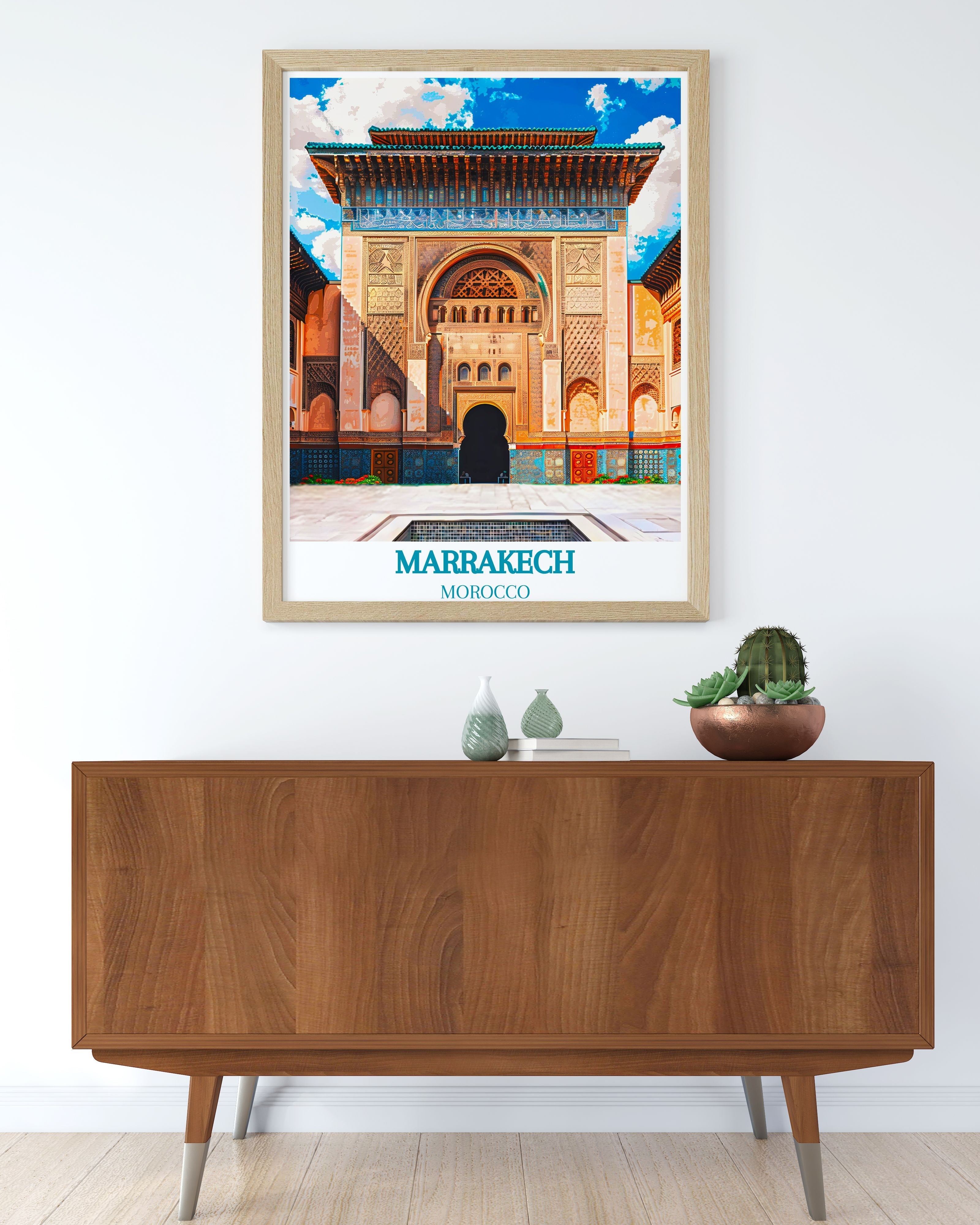 Marrakech Travel Posters - Morocco Beach Home Decor  - Moroccan Wall Decor-3