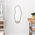 Vidaxl wall mirror 70x30 cm black