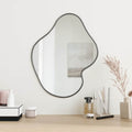 Vidaxl wall mirror 50x40 cm black