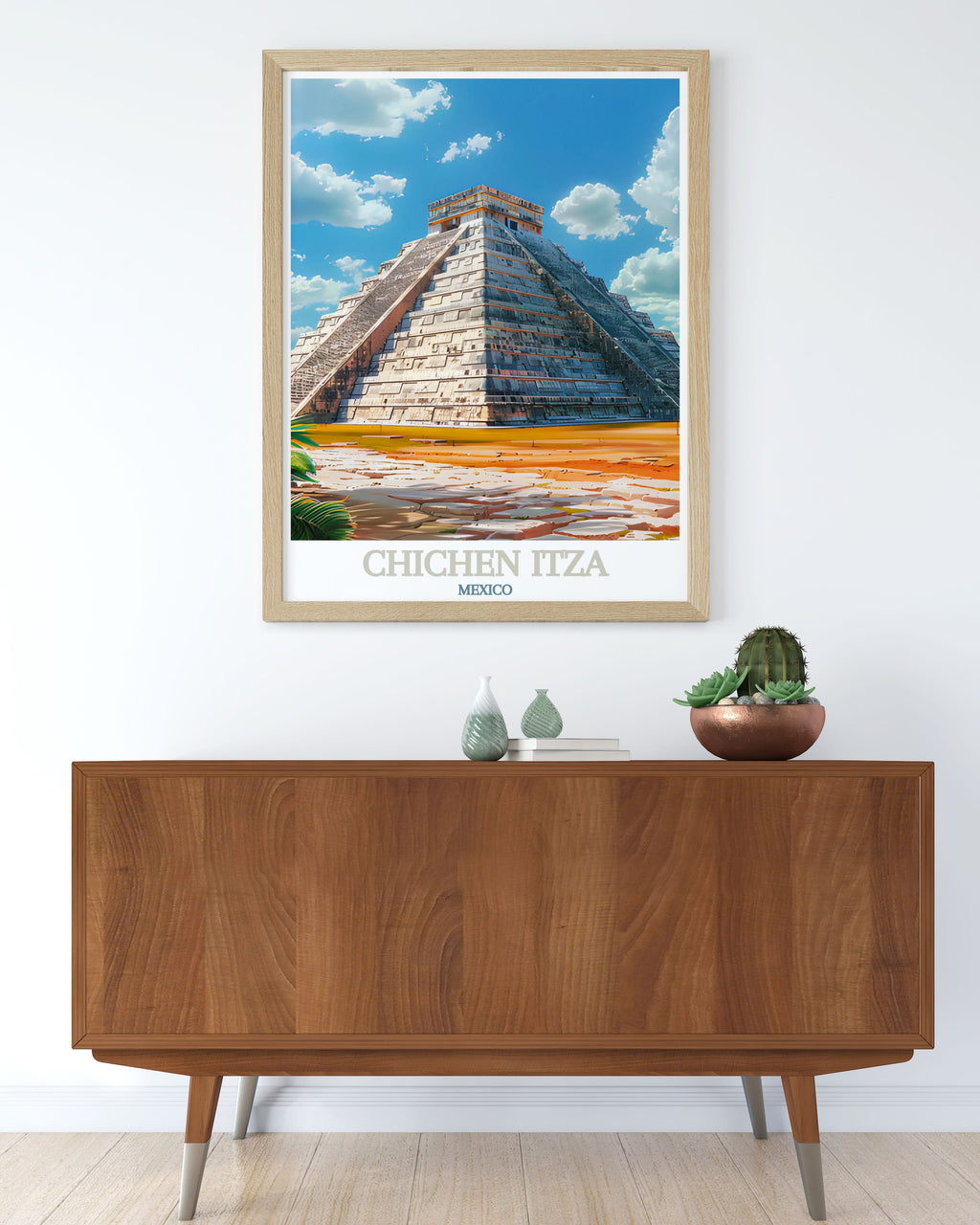 Chichen Itza  Art Prints - El Castillo Home Decor - Mexico Wall Decor-4
