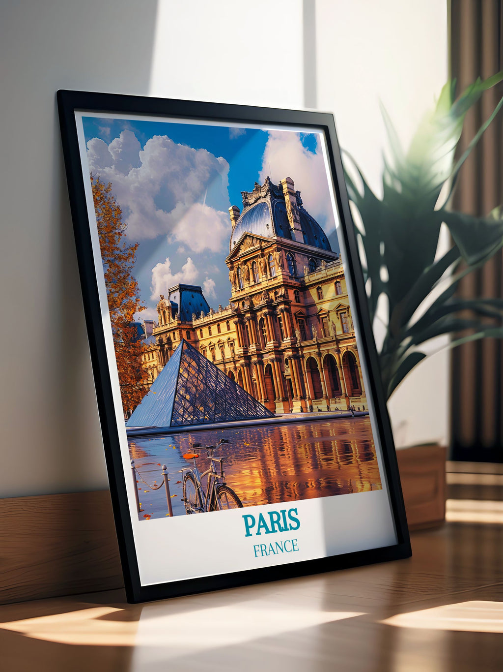 Paris Travel Posters - Louvre Museum  Home Decor - France   Wall Decor-4