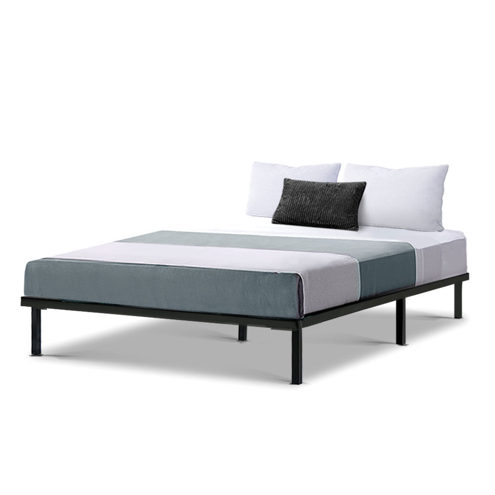 NNEDSZ Artiss Bed Frame Double Size Metal Bed Frame TED-2