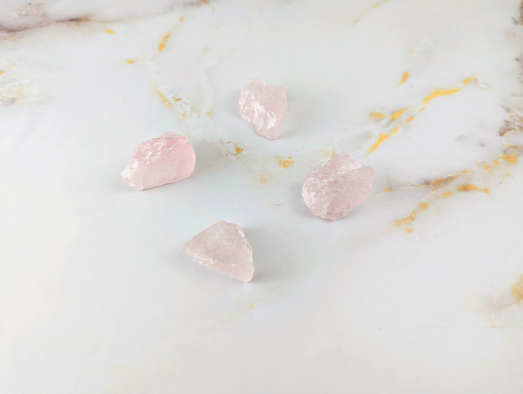 Pierre brute en Quartz Rose