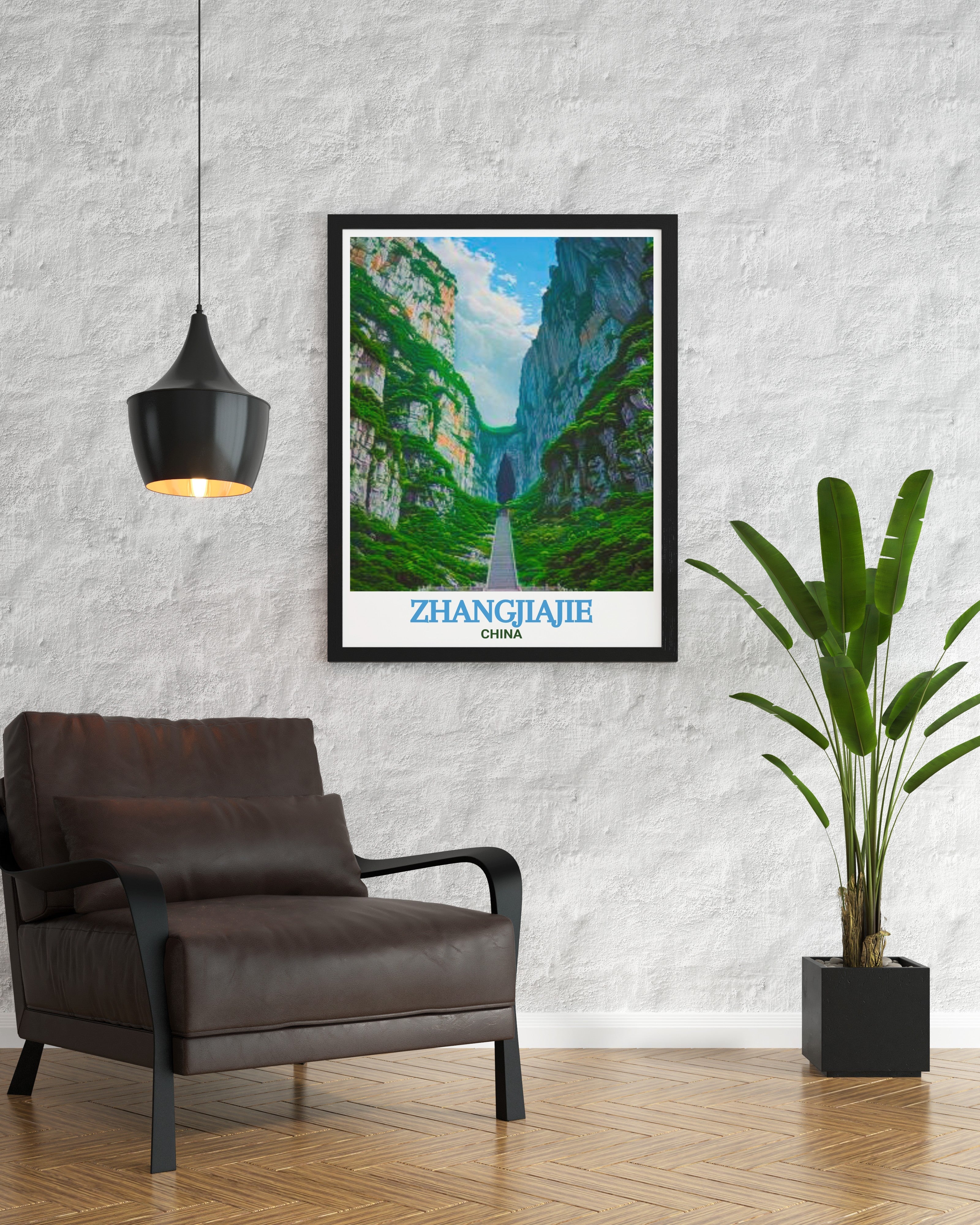 ZhangjiajieArt - Tianmen Mountain Vintage Living Room Decor - China Ideal Home Decor-4