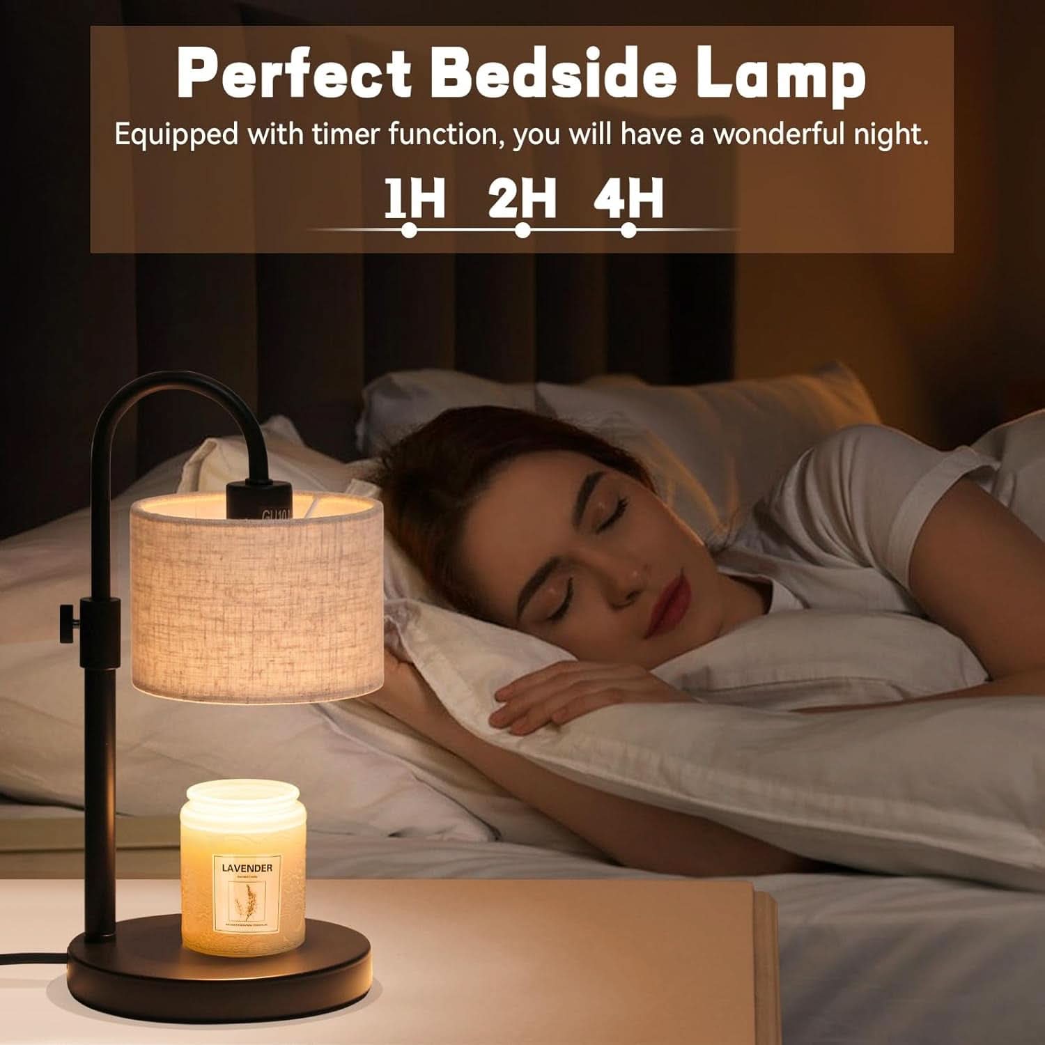 Dimmable Candle Warmer Lamp With Timer Bedroom Decor-1