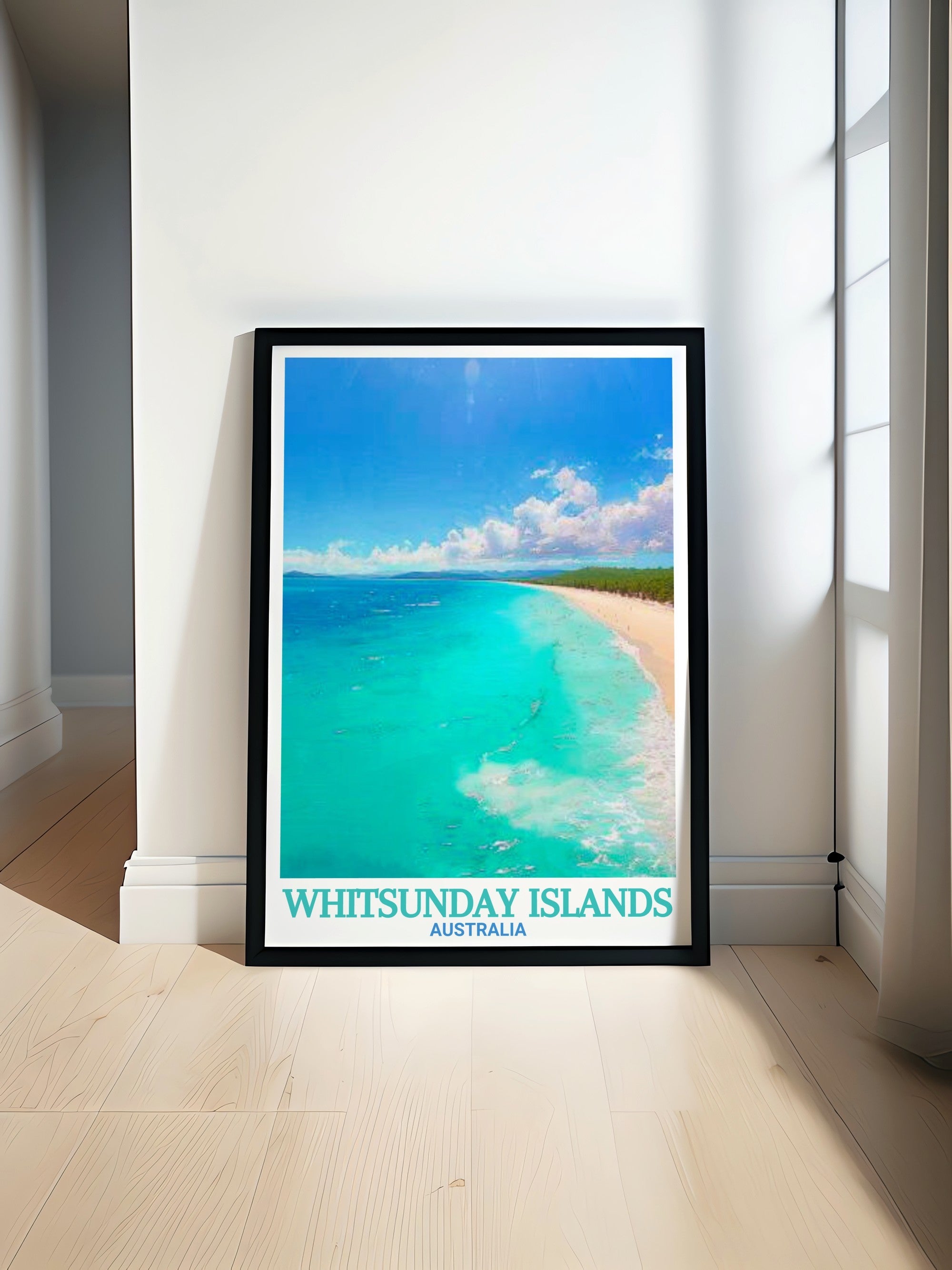 Whitsunday Islands Posters - Whitehaven Beach Ideal Home Decor - Australia  Decor-0