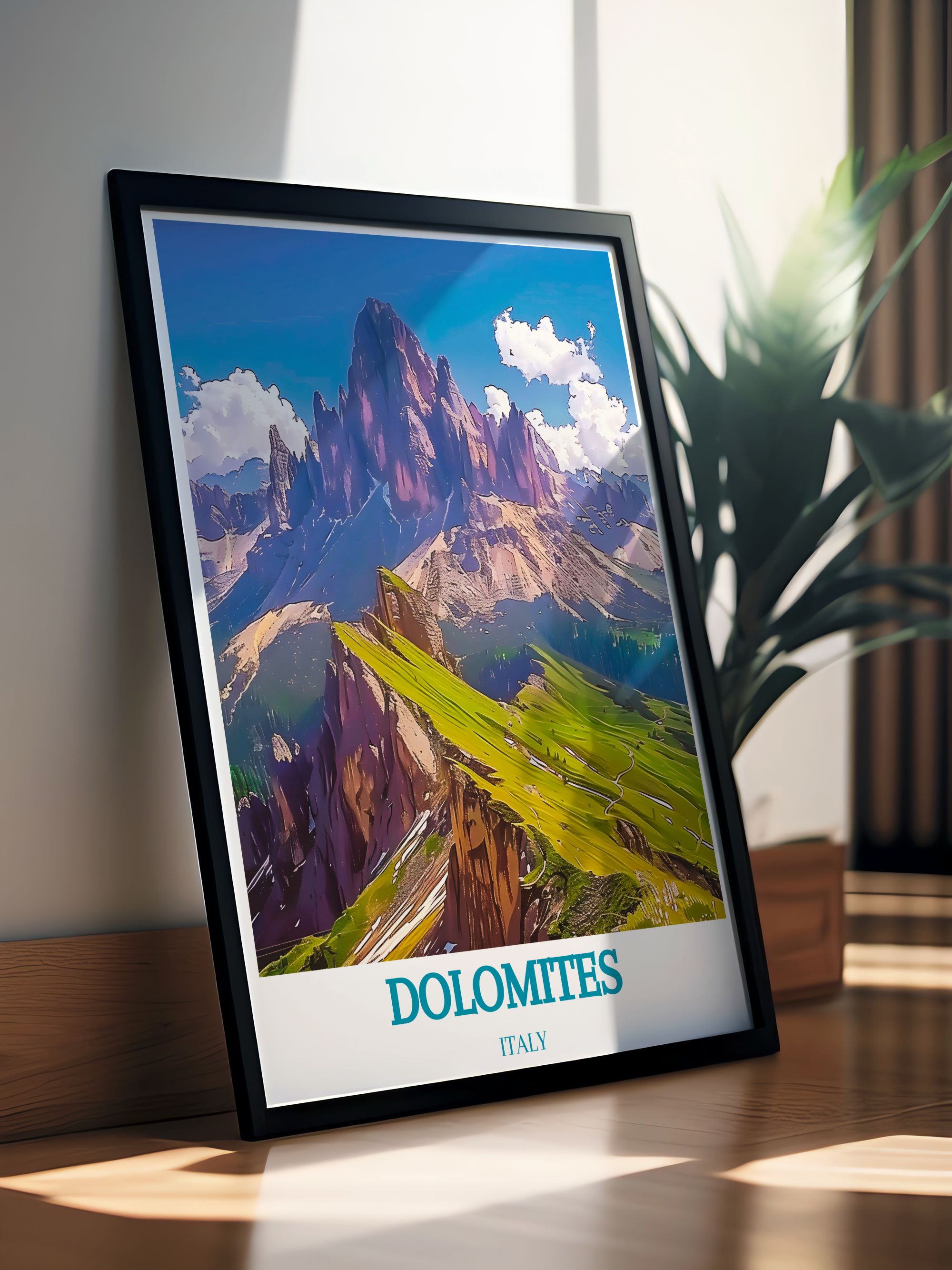Dolomites Modern Wall Decor Seceda Home Decor Italy Fine Art Prints-3