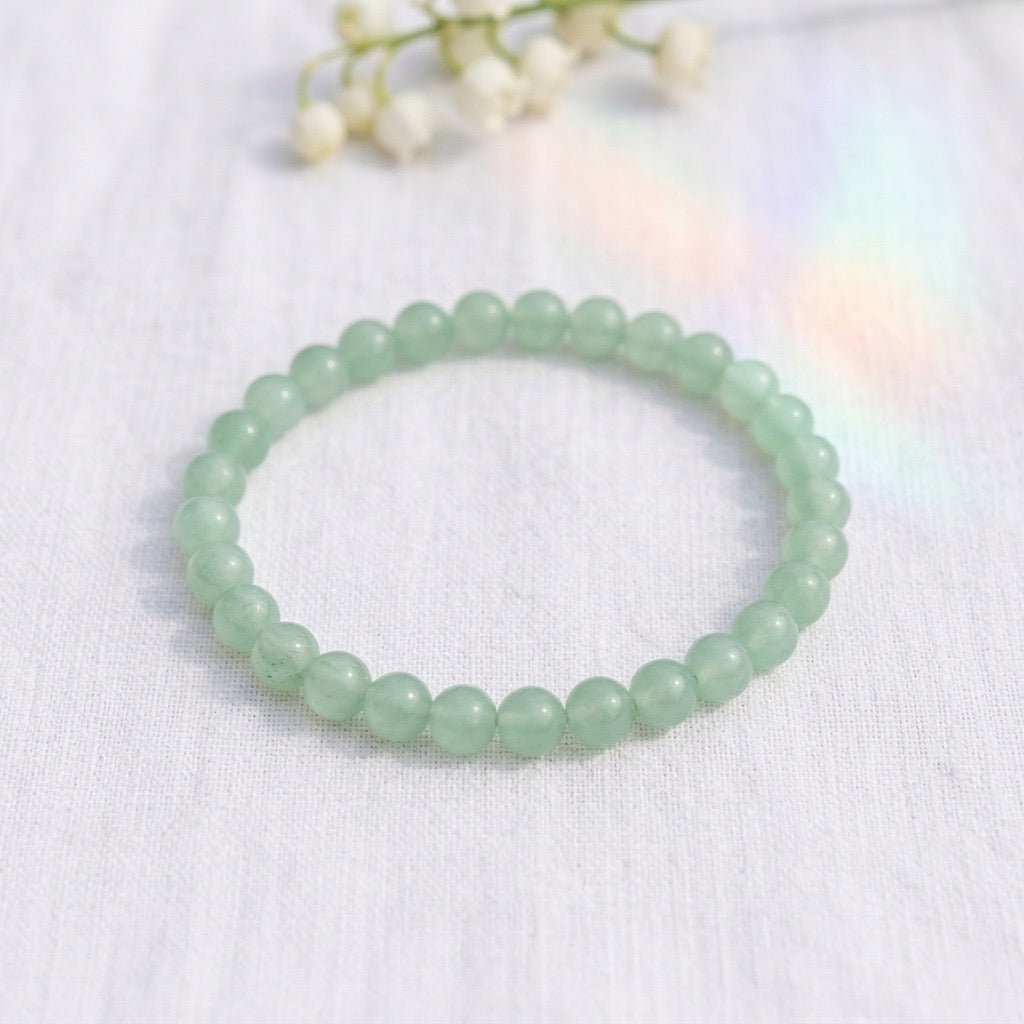 Bracelet en Aventurine verte
