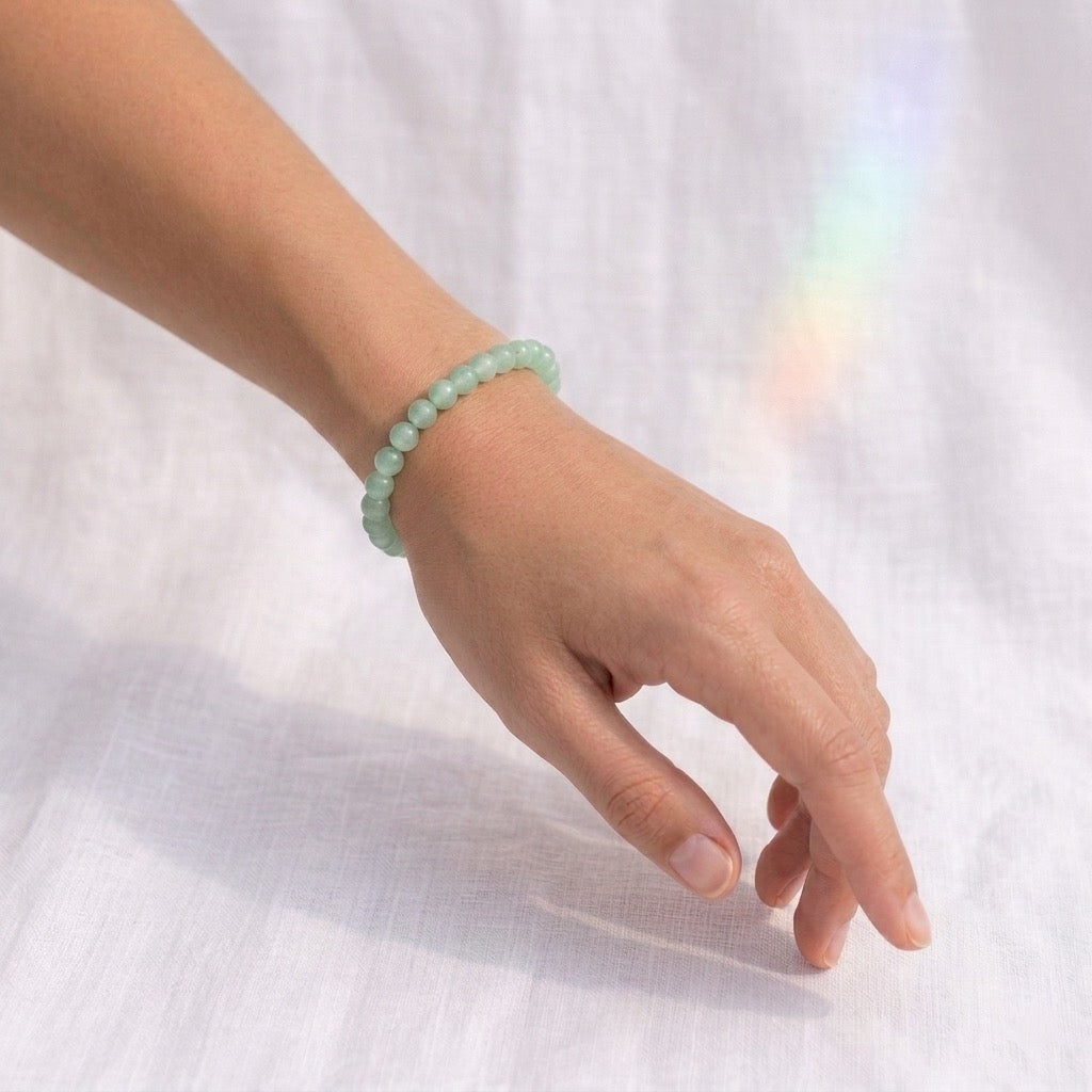 Bracelet en Aventurine verte