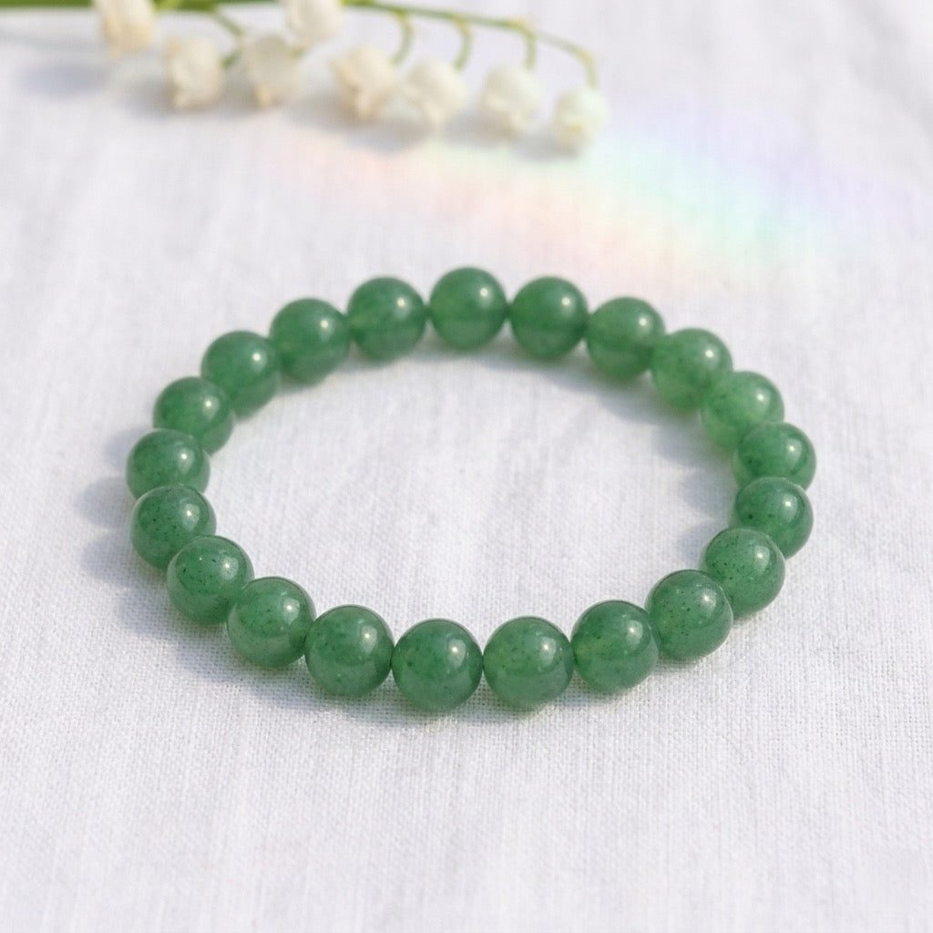Bracelet en Aventurine verte