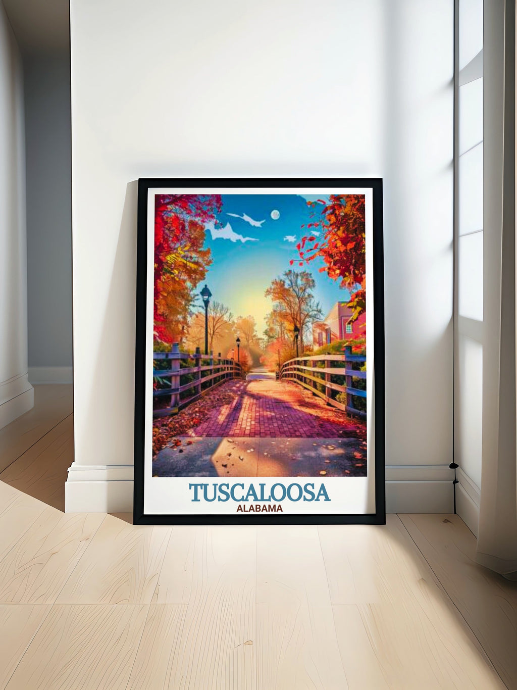 Tuscaloosa Ideal Art - Tuscaloosa Riverwalk  Home Decor - Alabama Perfect Wall Decor-0
