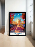 Tuscaloosa Ideal Art - Tuscaloosa Riverwalk  Home Decor - Alabama Perfect Wall Decor-0
