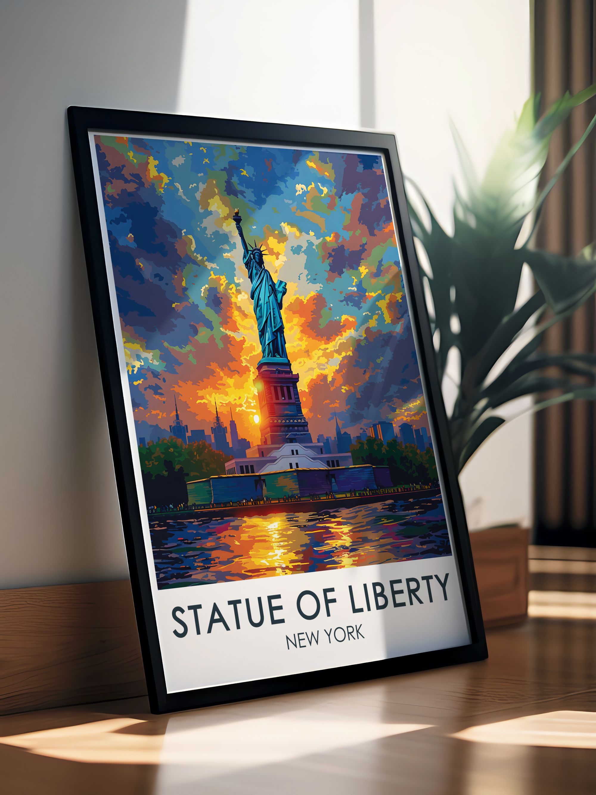 New York  Art - Statue of Liberty  Wall Decor - New York   Home Decor-2