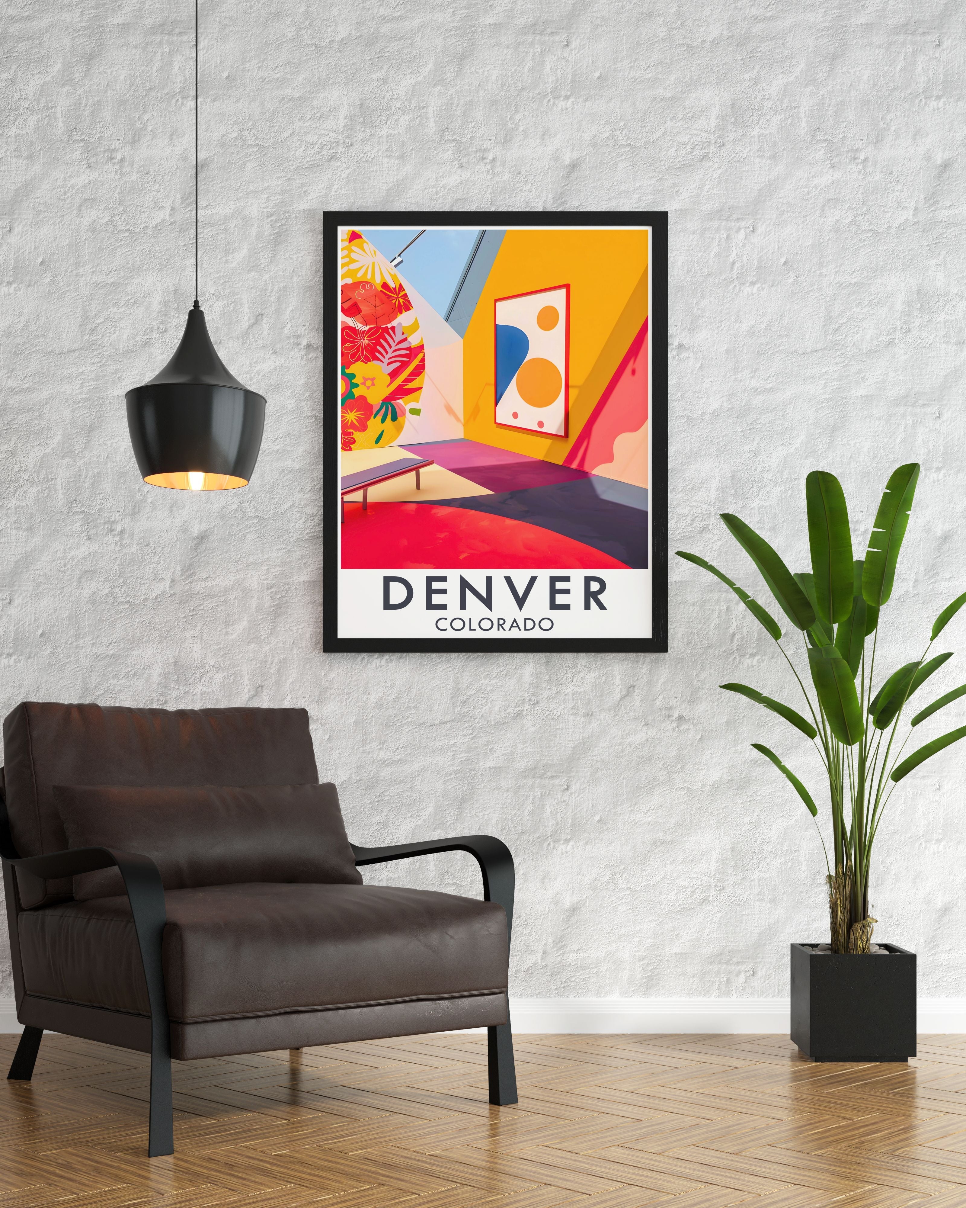 Denver Home Decor  - Denver Art Museum Wall Decor - Colorado Vintage Posters-3
