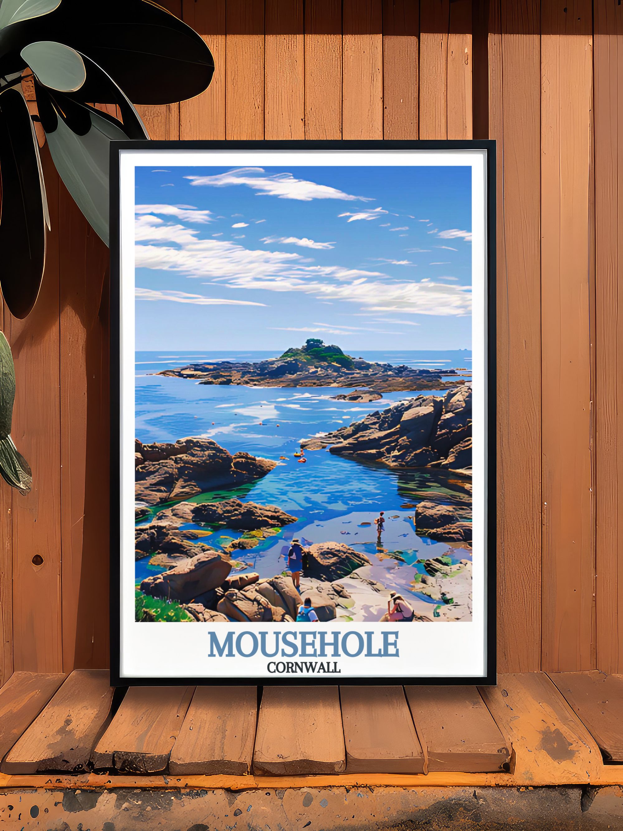 Mousehole Cornwall   Posters - St. Clement’s Isle Perfect Wall Decor - Cornwall Home Decor-2