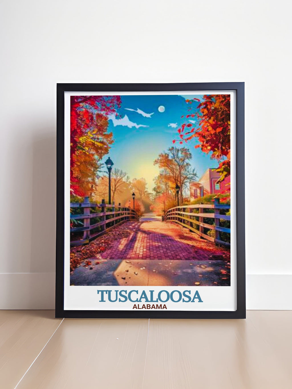 Tuscaloosa Ideal Art - Tuscaloosa Riverwalk  Home Decor - Alabama Perfect Wall Decor-4