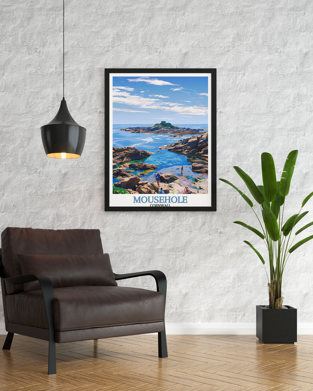 Mousehole Cornwall   Posters - St. Clement’s Isle Perfect Wall Decor - Cornwall Home Decor-4