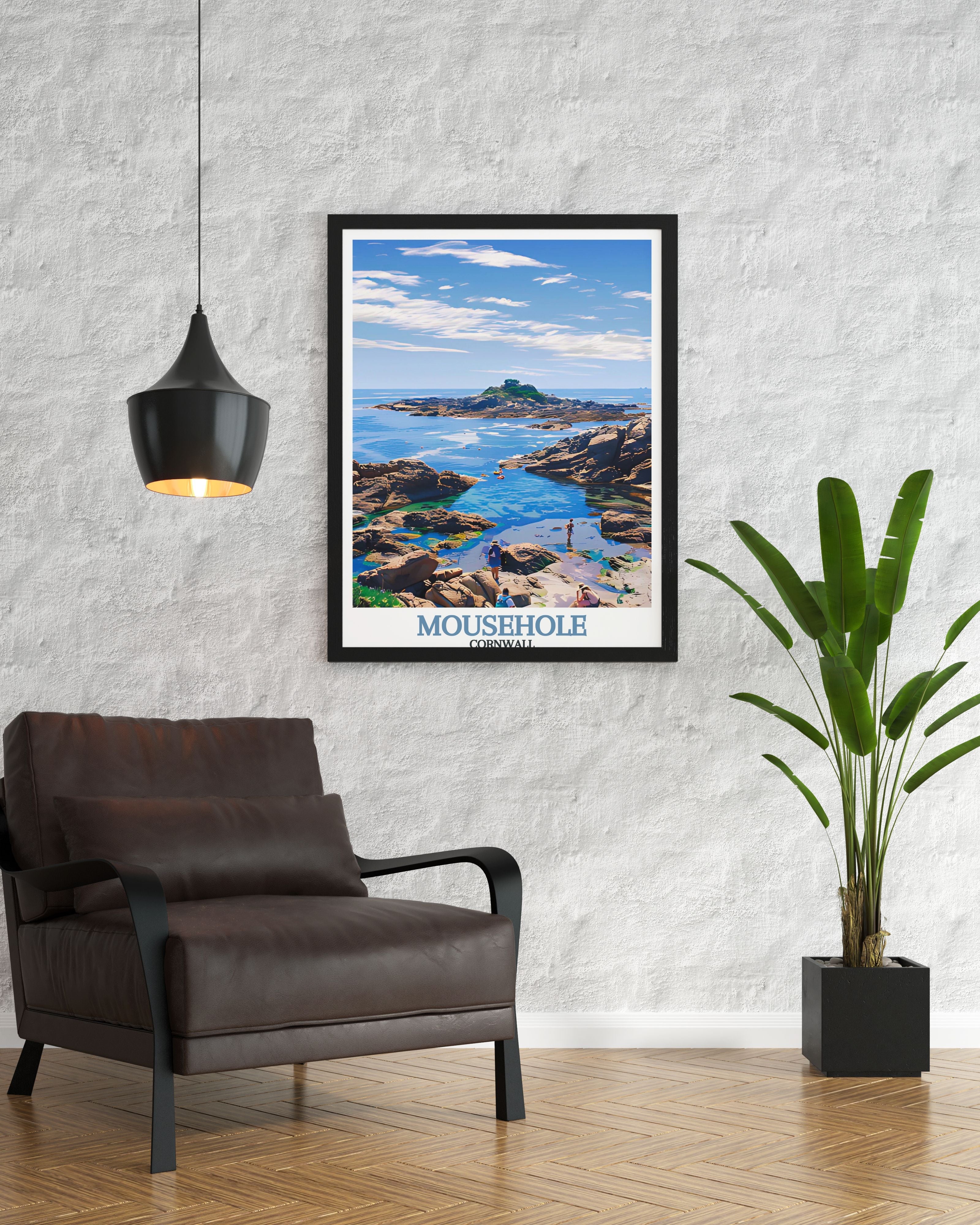 Mousehole Cornwall   Posters - St. Clement’s Isle Perfect Wall Decor - Cornwall Home Decor-4