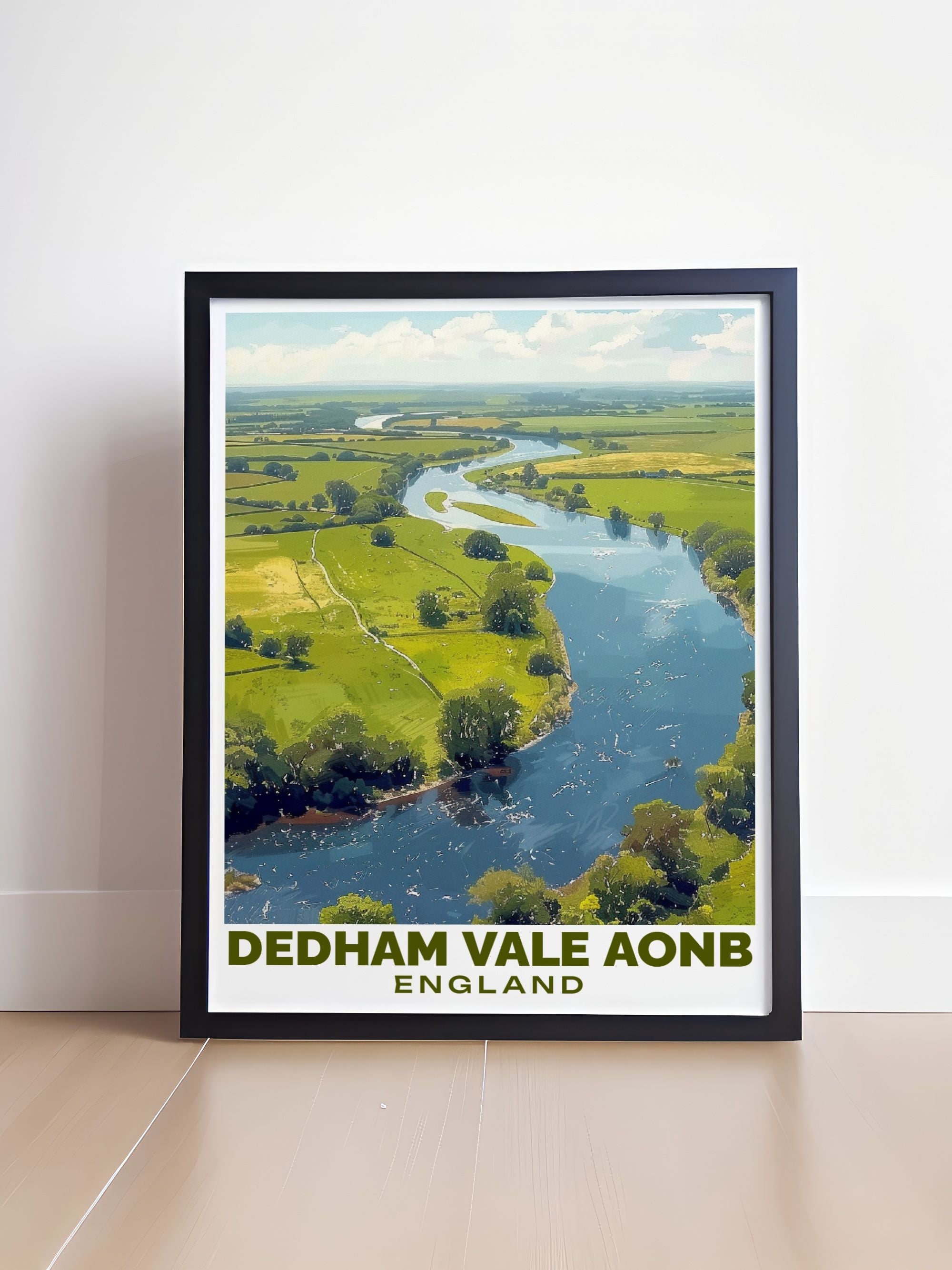 Dedham Vale  Wall Decor - Natural Beauty Terrain Home Decor - England  Prints-1