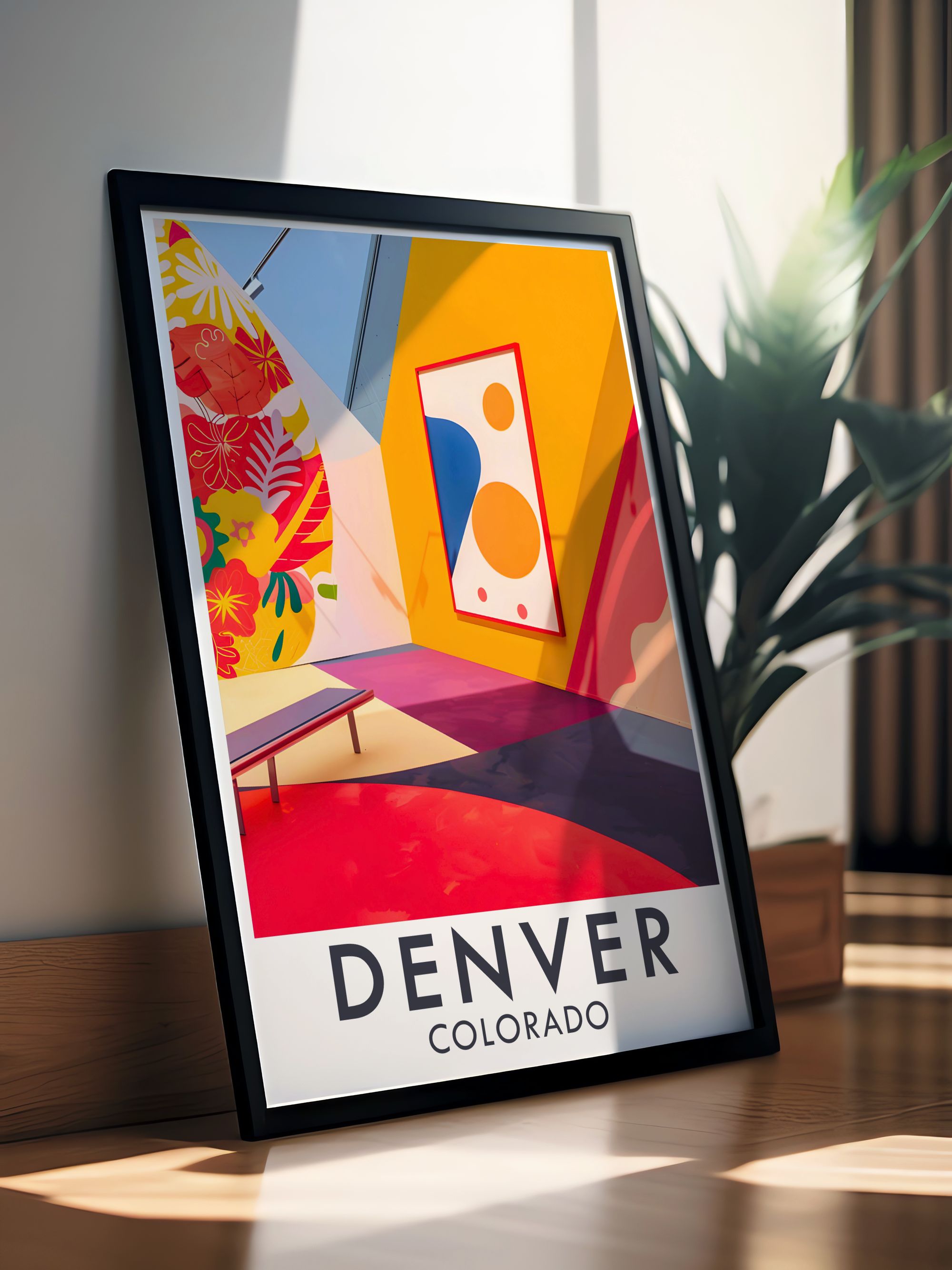 Denver Home Decor  - Denver Art Museum Wall Decor - Colorado Vintage Posters-2