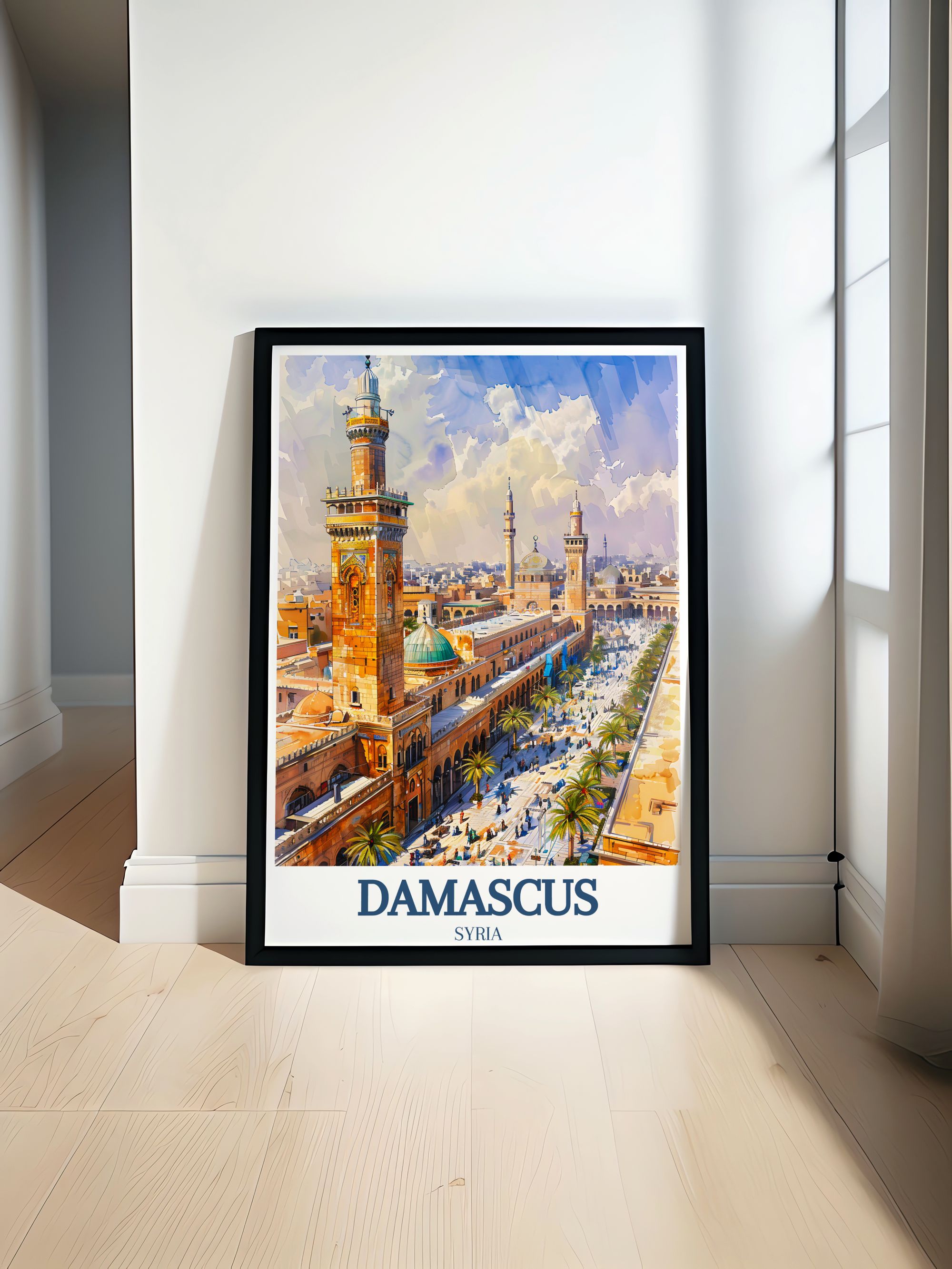 Damascus Home Decor - Umayyad Mosque Wall Decor - Straight Street Travel Posters-0