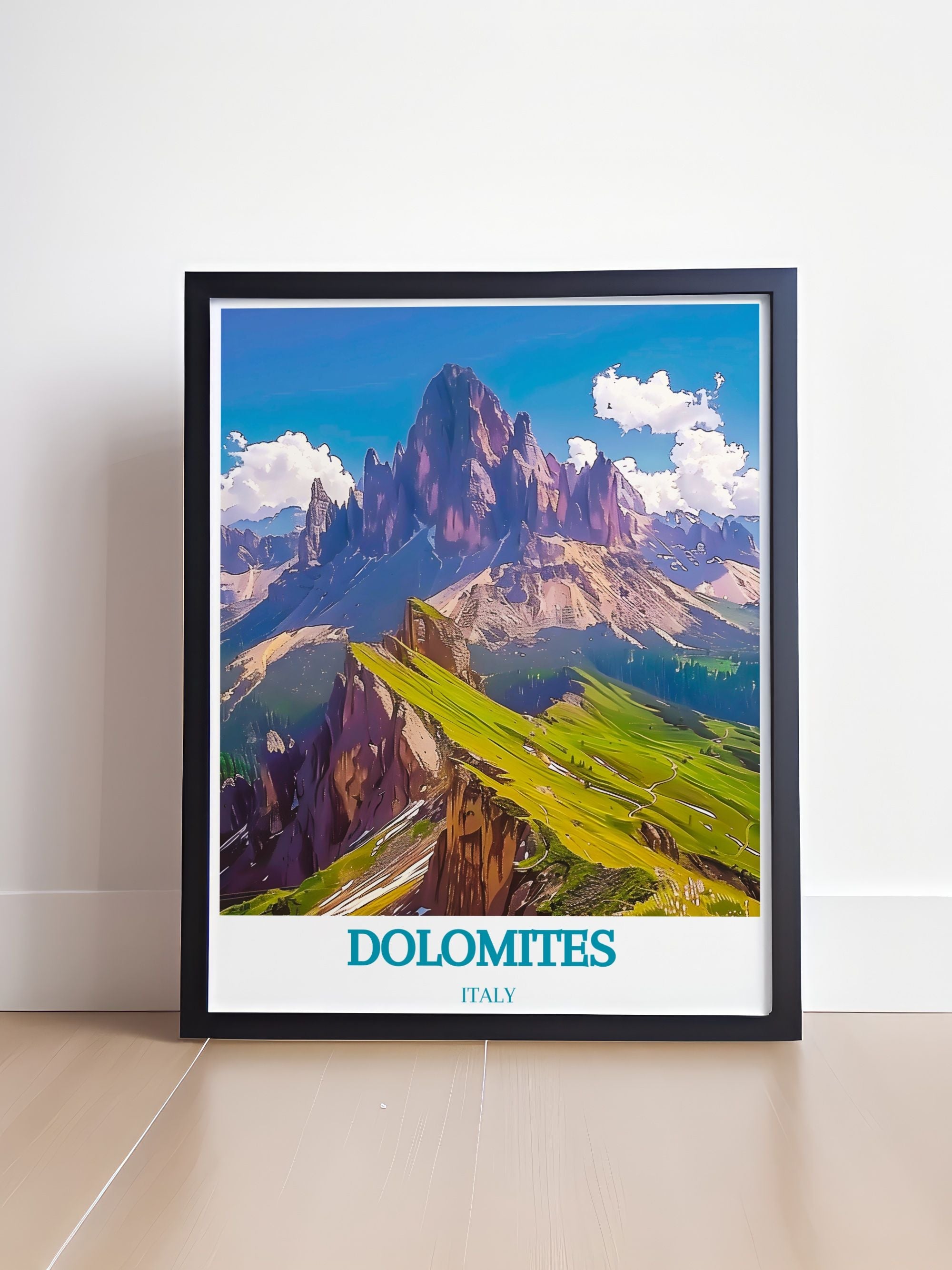 Dolomites Modern Wall Decor Seceda Home Decor Italy Fine Art Prints-1