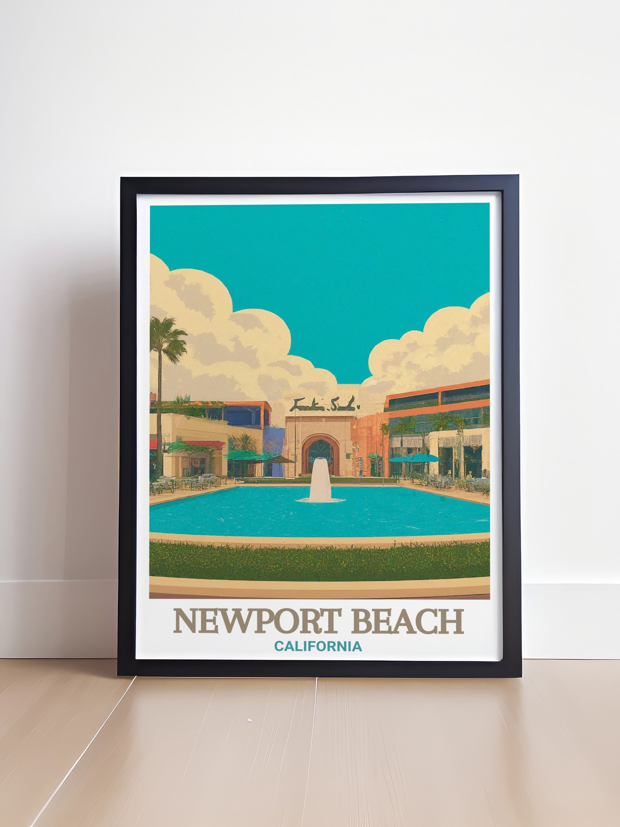 Newport Beach  Art - Fashion Island  Home Decor - California Perfect Wall Decor-4
