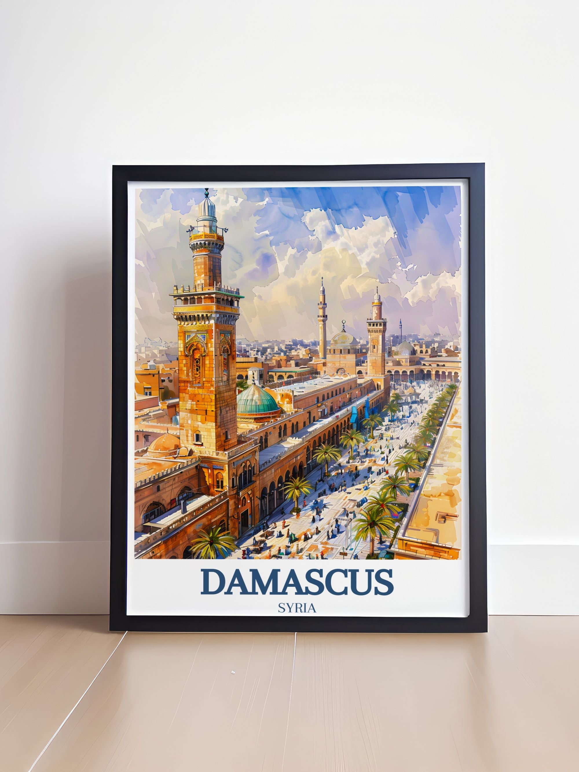 Damascus Home Decor - Umayyad Mosque Wall Decor - Straight Street Travel Posters-1