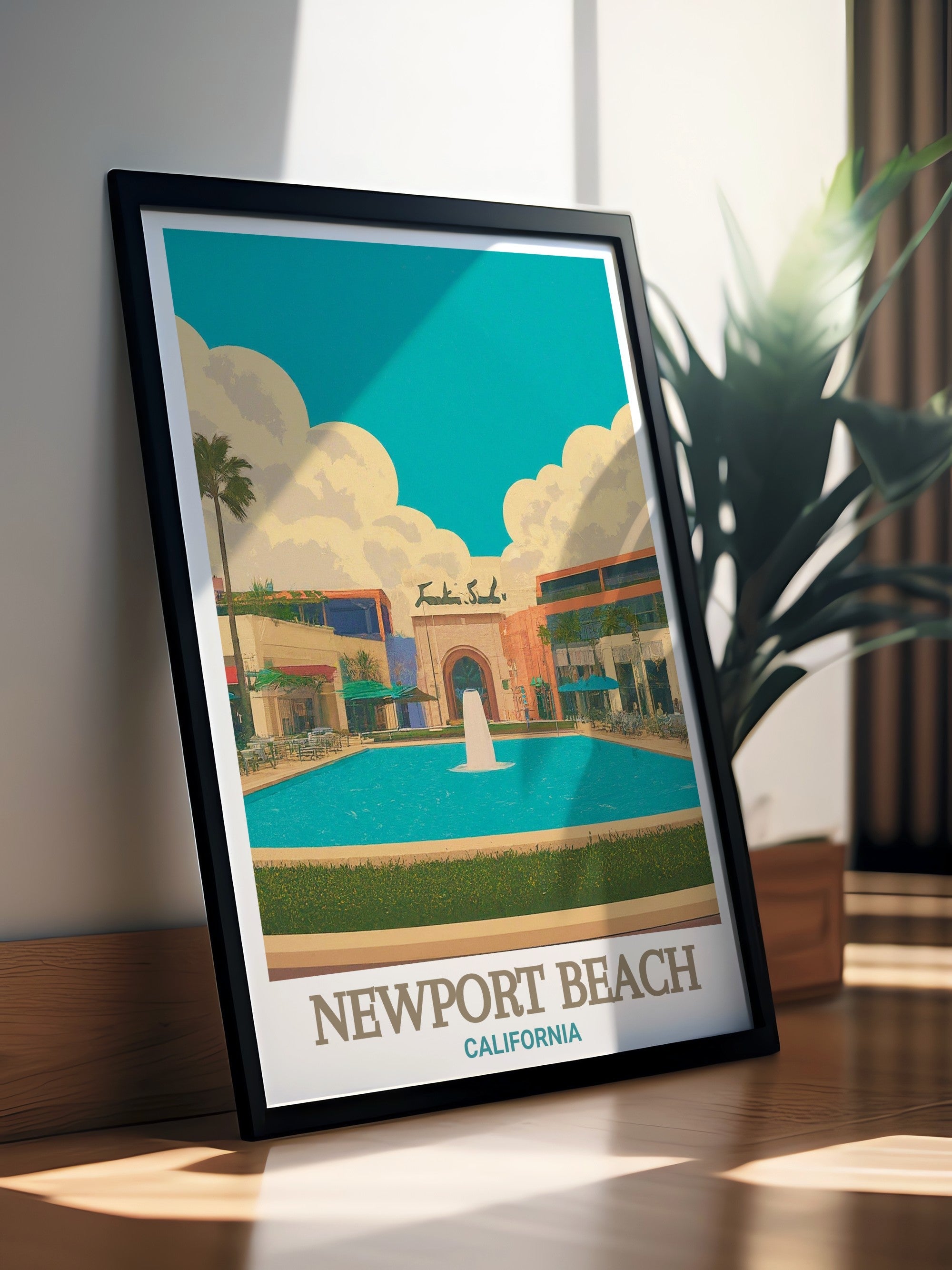 Newport Beach  Art - Fashion Island  Home Decor - California Perfect Wall Decor-1