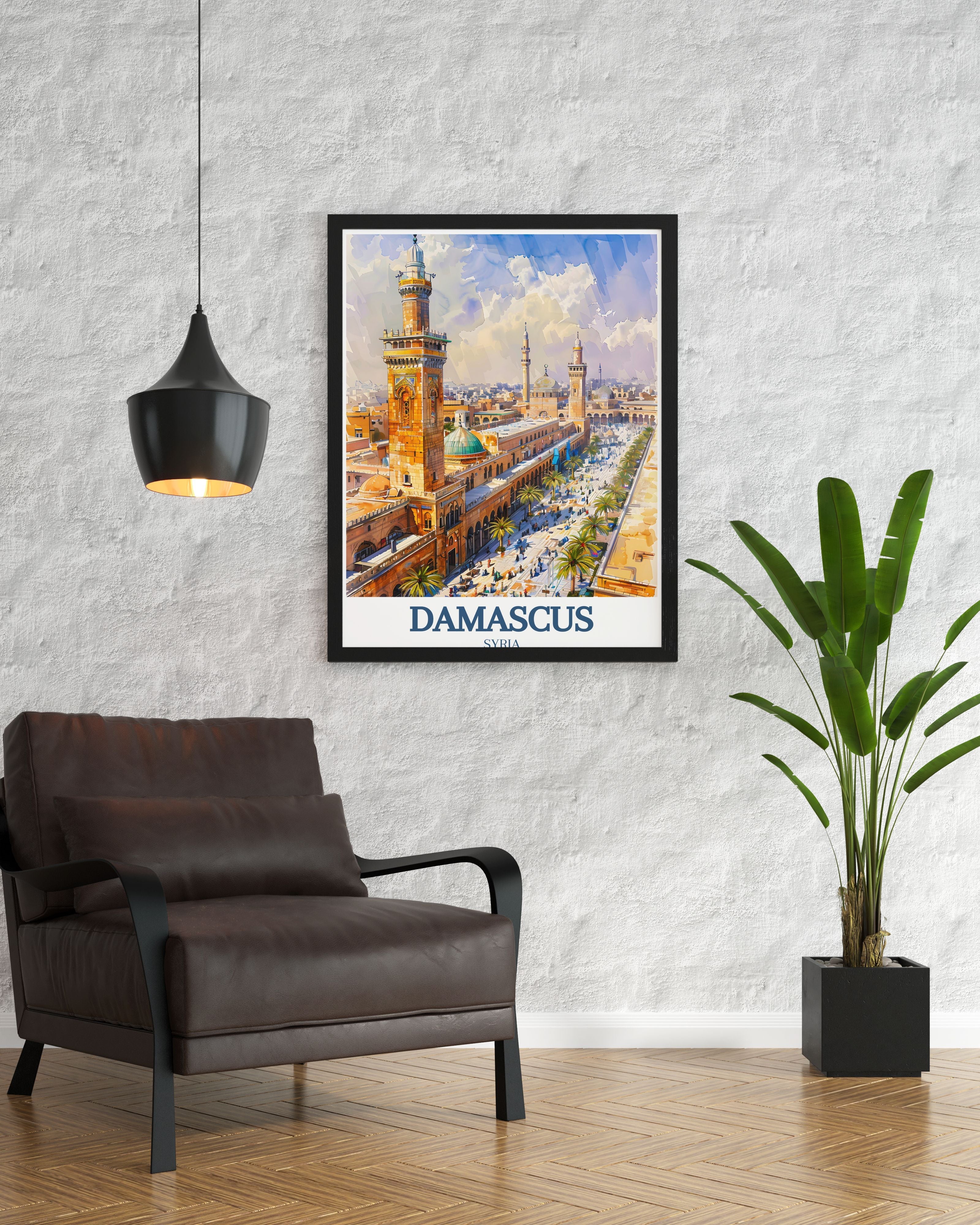 Damascus Home Decor - Umayyad Mosque Wall Decor - Straight Street Travel Posters-3