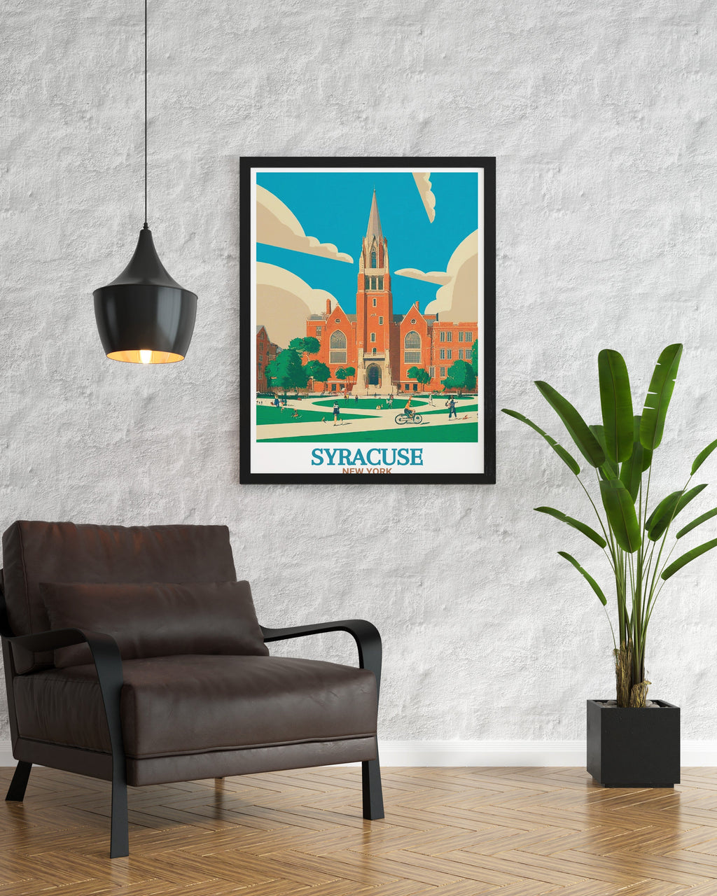 Syracuse Art - Syracuse University  Home Decor - New York  Living Room Decor-1