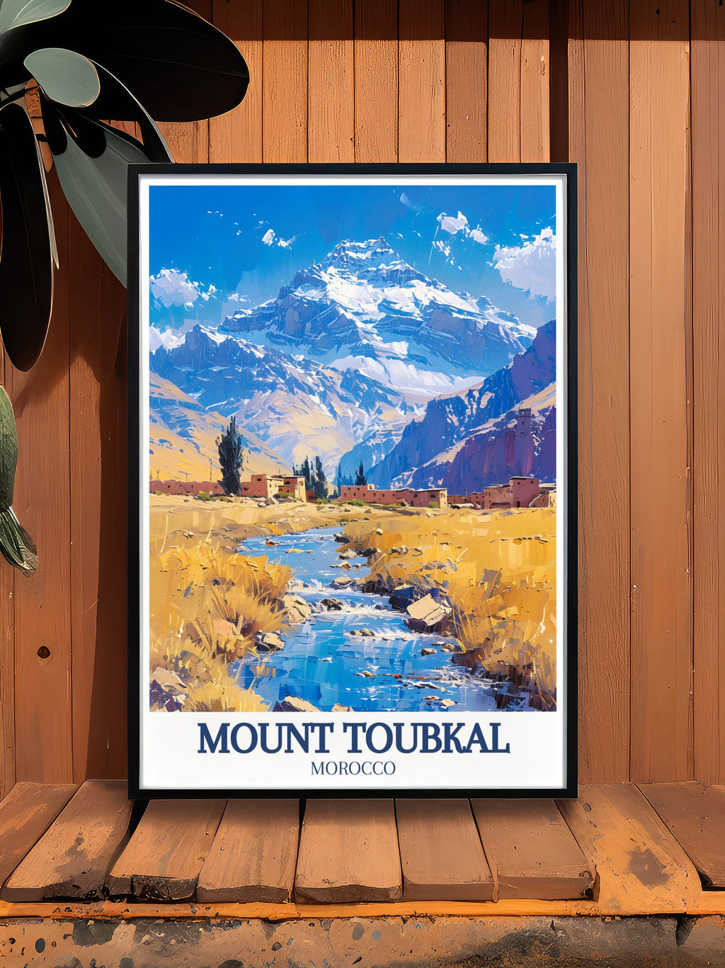 Mount Toubkal   - High Atlas Mountains  Home Decor  - Morocco  Living Room Decor-2